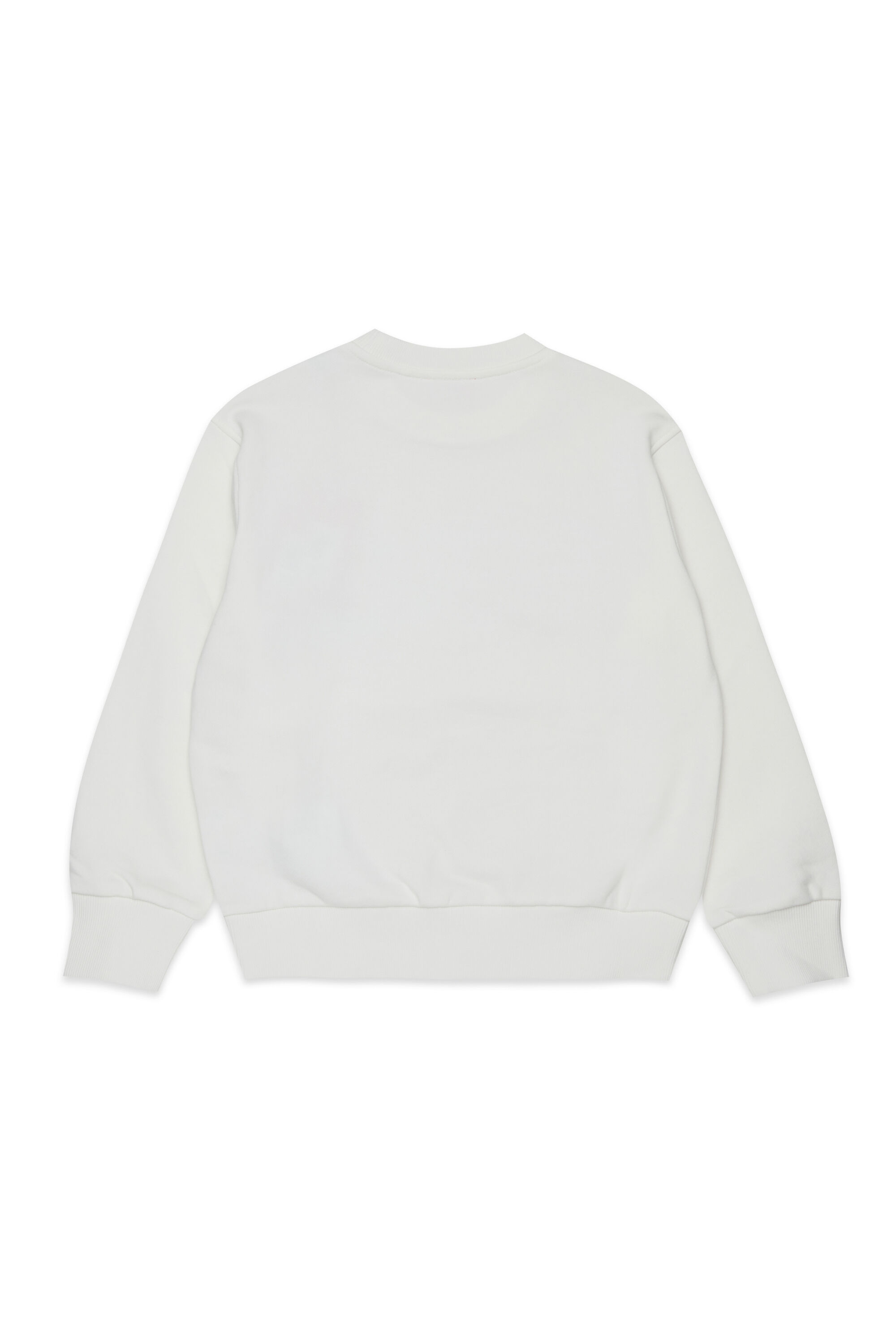 Diesel - SCRAP OVER, Man's Sweatshirt with Oval D graphic print in White - 2