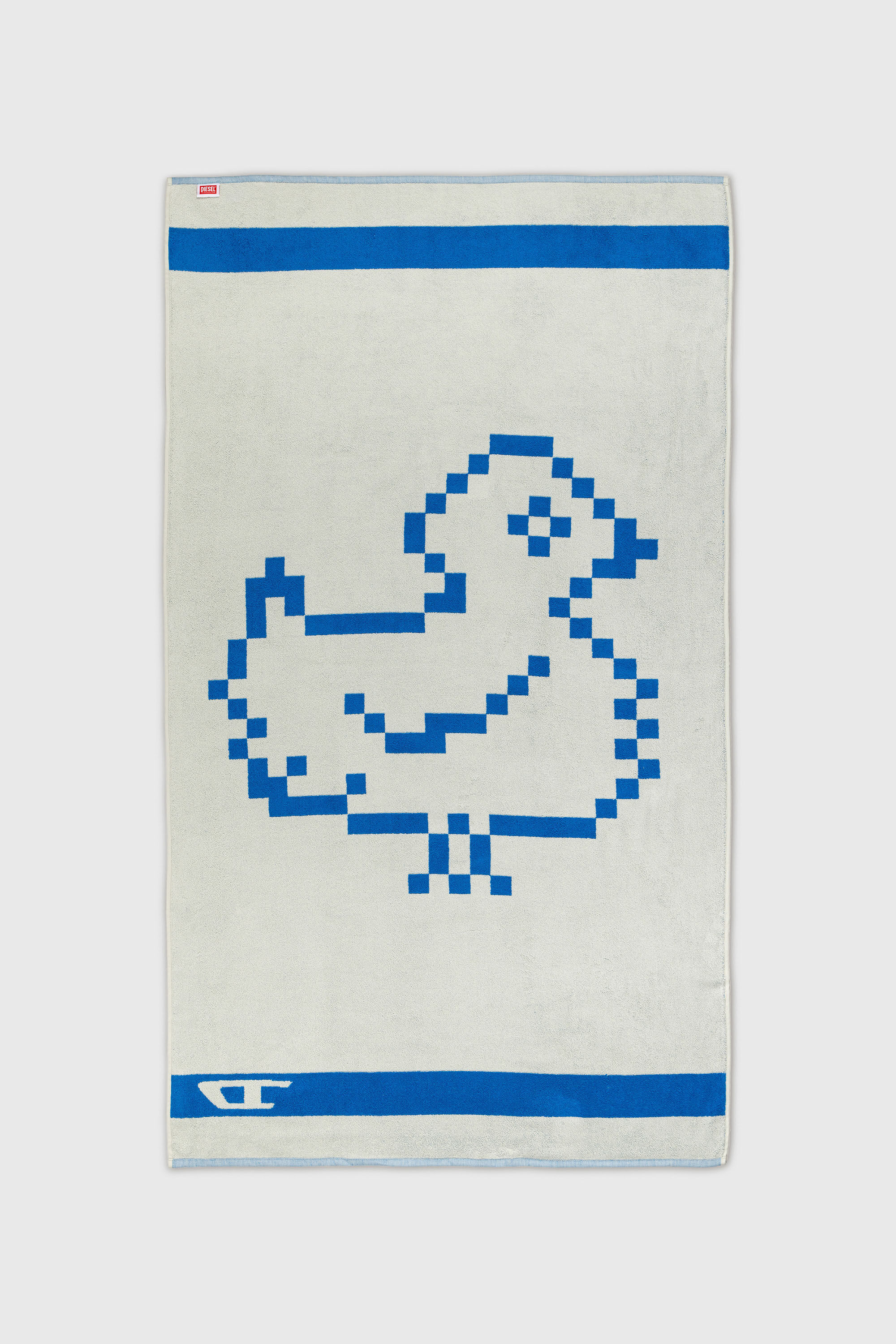 Diesel - 1018134  PIXEL TOYS 1 GREY/BLUE TOWEL, Unisex's Terry towel 100x180 cm in Blue - 2