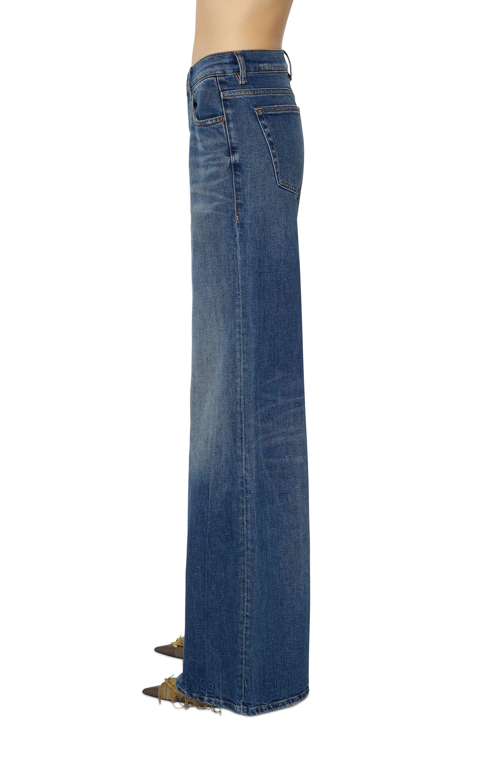 Diesel - 1978 09E66 Bootcut and Flare Jeans, Dark Blue - Image 5