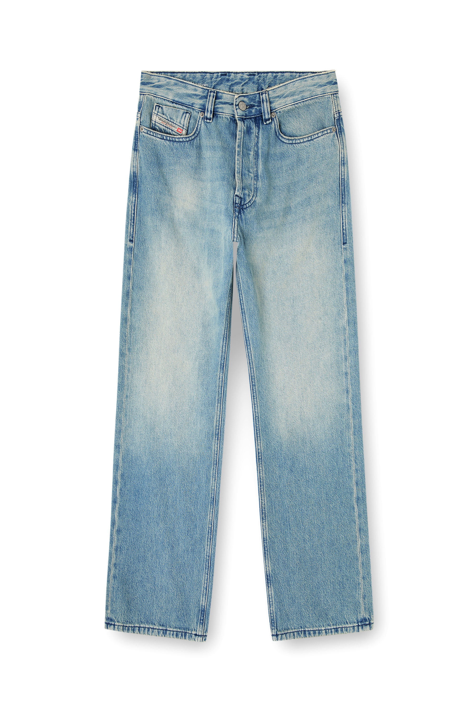 Diesel - Man's Relaxed Jeans 1980 D-Eeper 0BEBF, Light Blue - 2