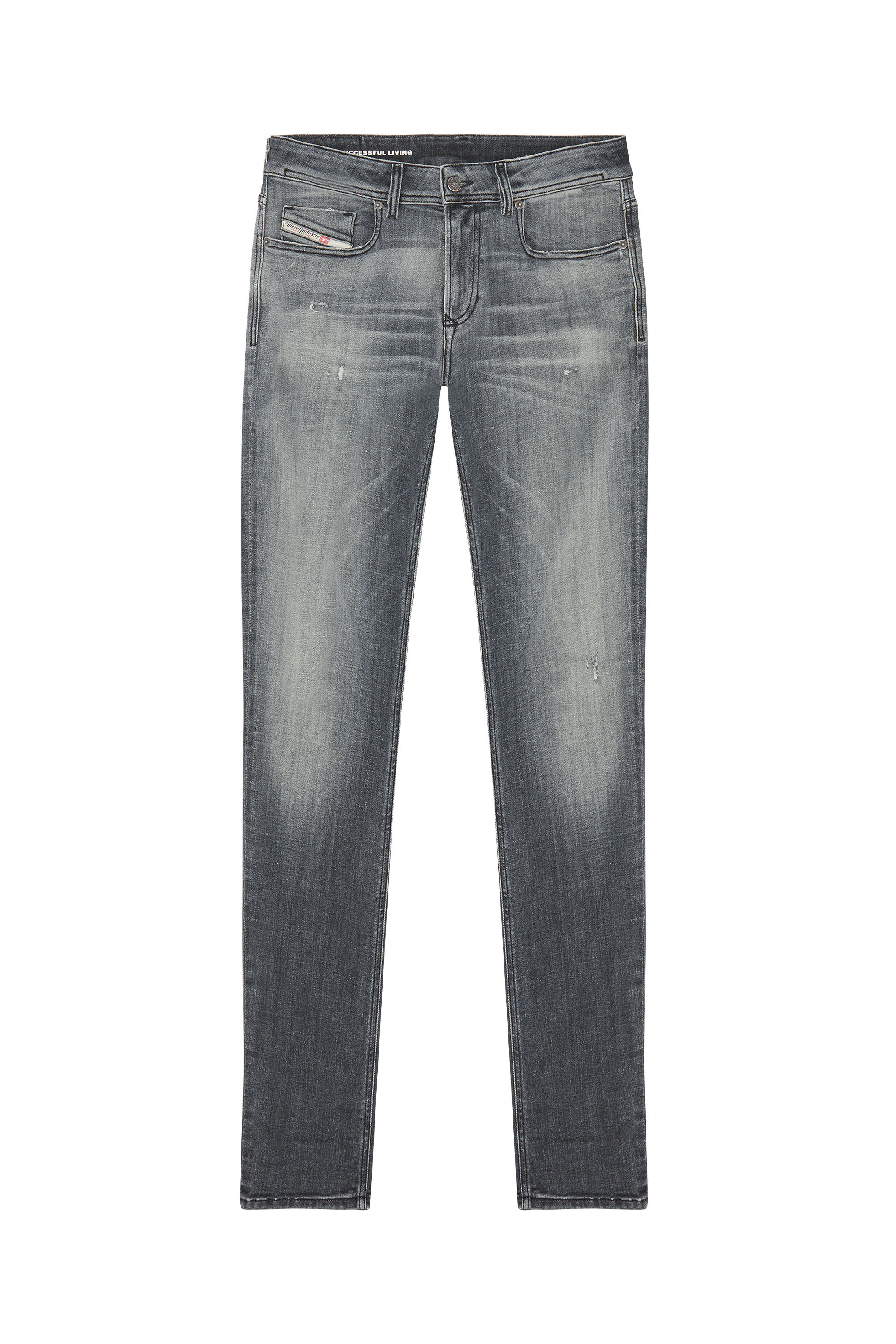 Diesel - 1979 Sleenker 09F13 Skinny Jeans, Black/Dark grey - Image 2