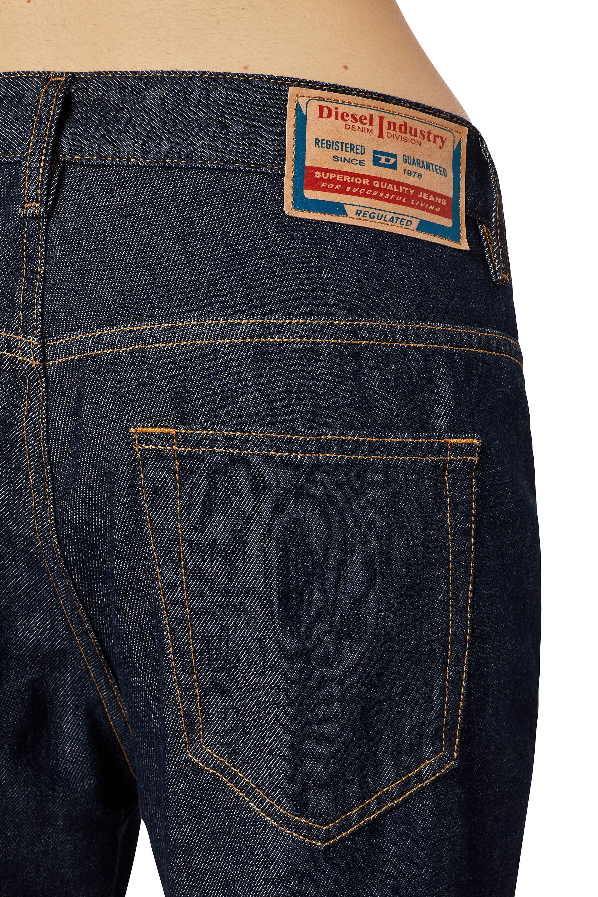 Women Dark blue Boyfriend Slouchy Jeans 