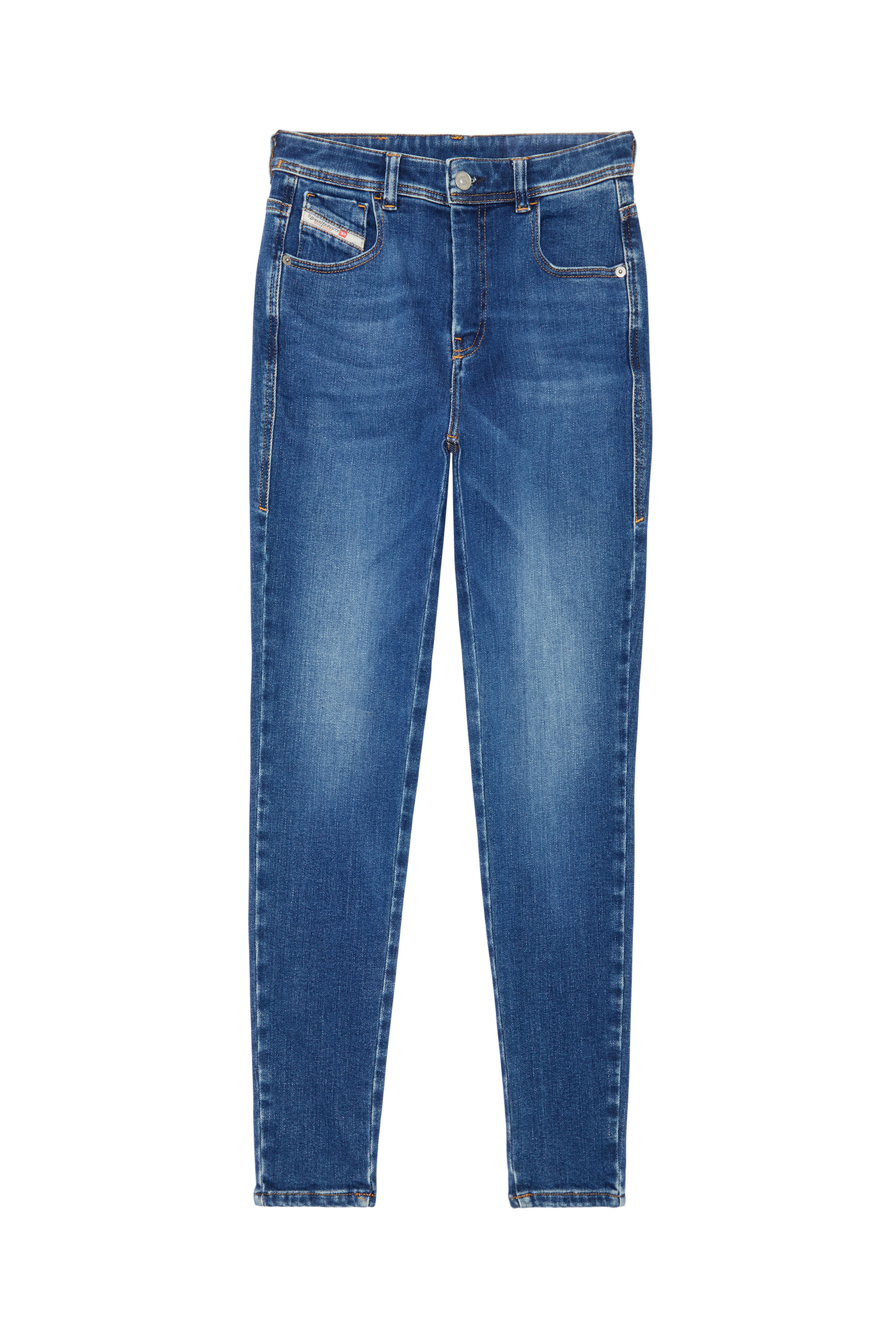 Diesel - Super skinny Jeans 1984 Slandy-High 09C21, Medium blue - Image 2