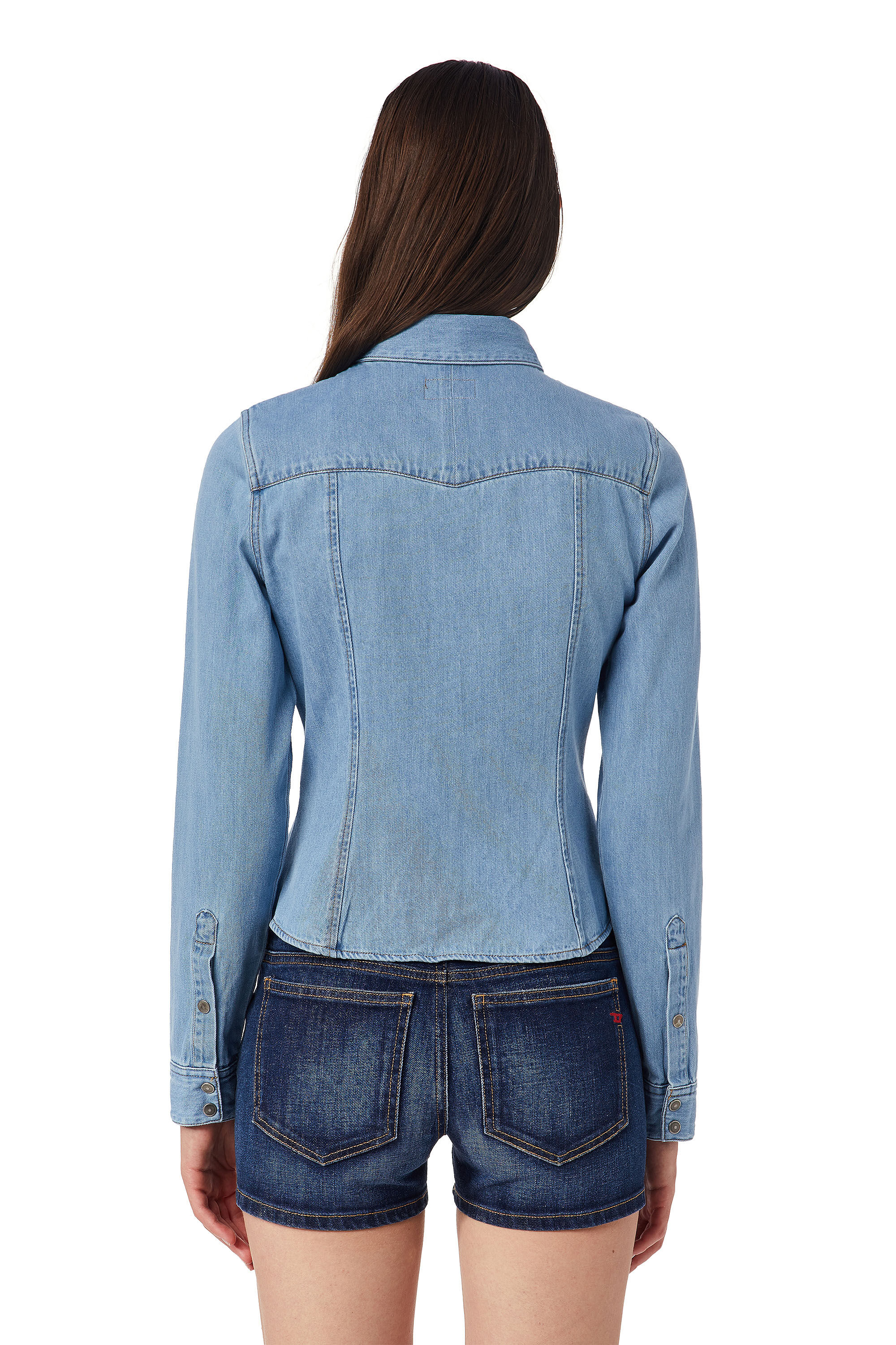Diesel - DE-RIN WESTERN SHIRT, Medium blue - Image 4