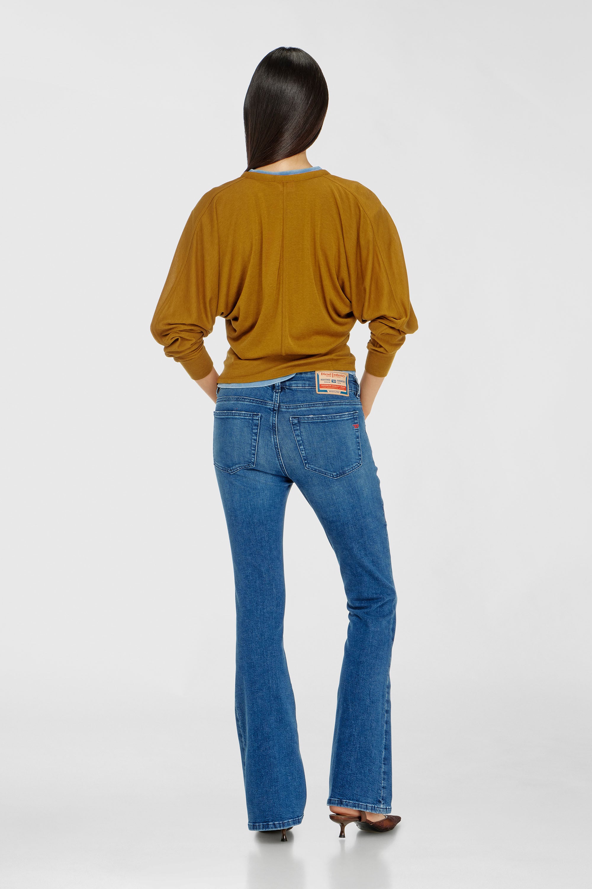 Diesel - Woman's Bootcut Jeans 1969 D-Ebbey 0ADBB, Medium blue - 3