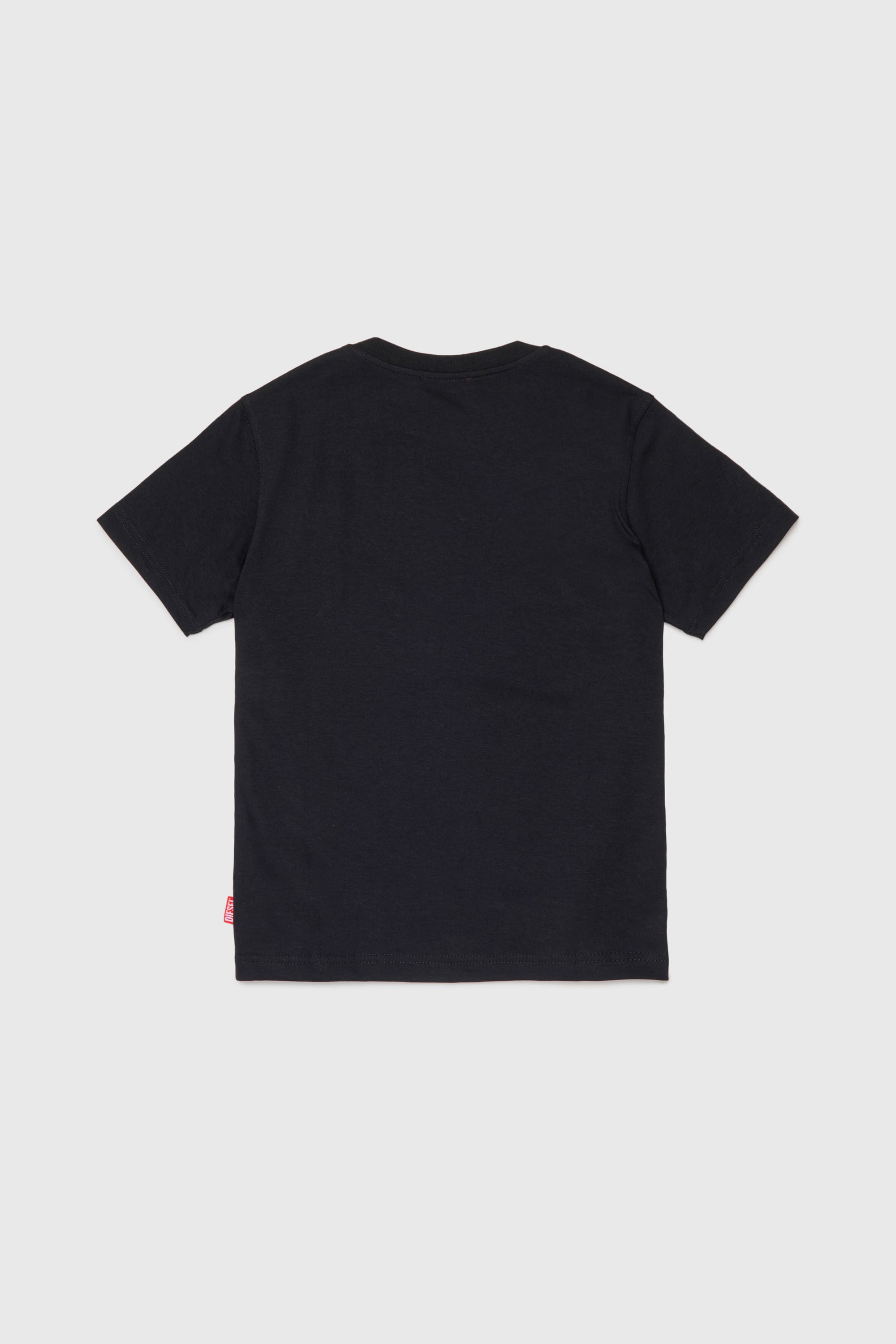 Diesel - TPRES, Man's T-shirt with cut-off logo in null - 2