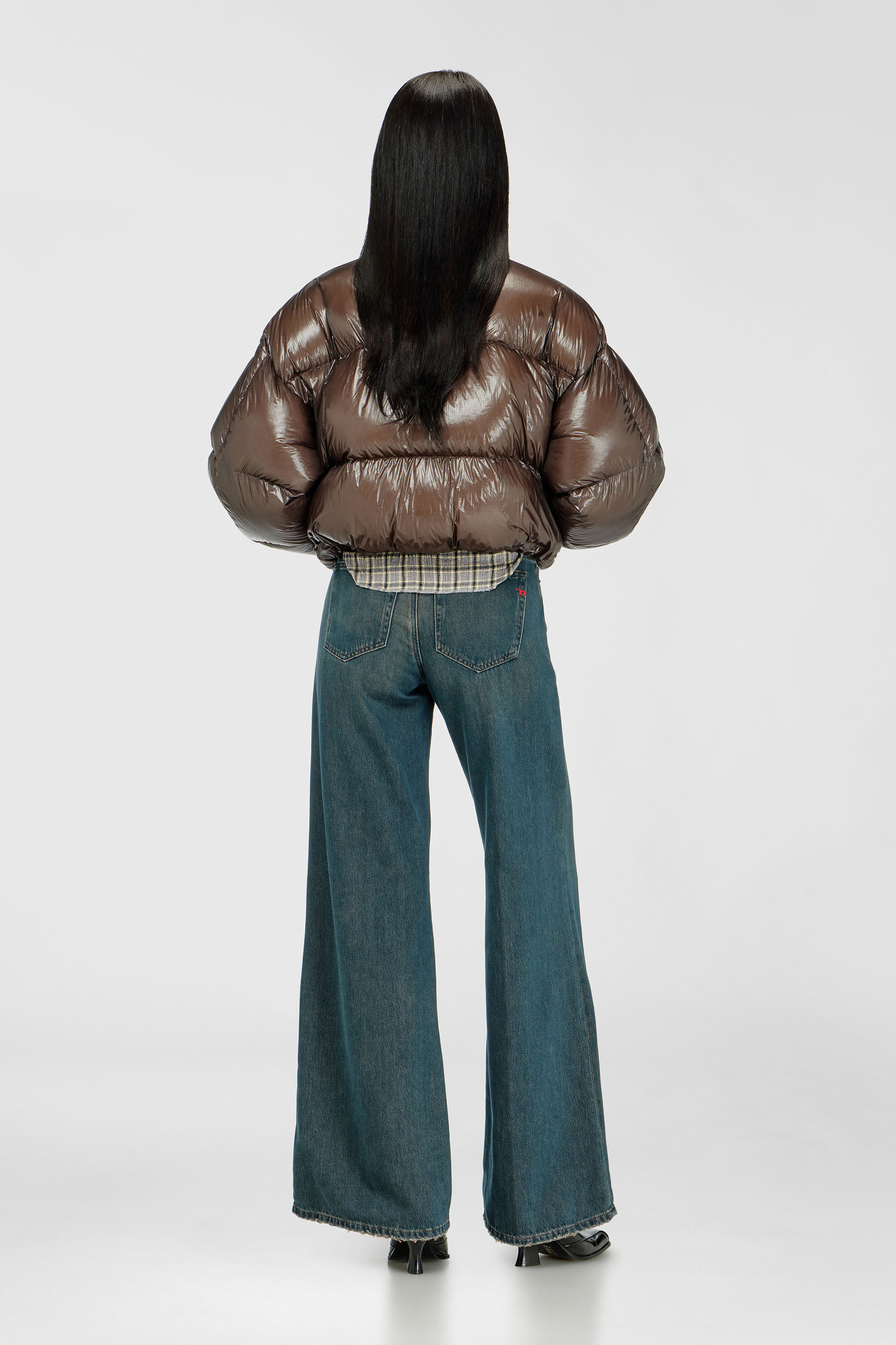 Diesel - Woman's Flare Jeans 1978 D-Akemi 09P83, Dark Blue - 3