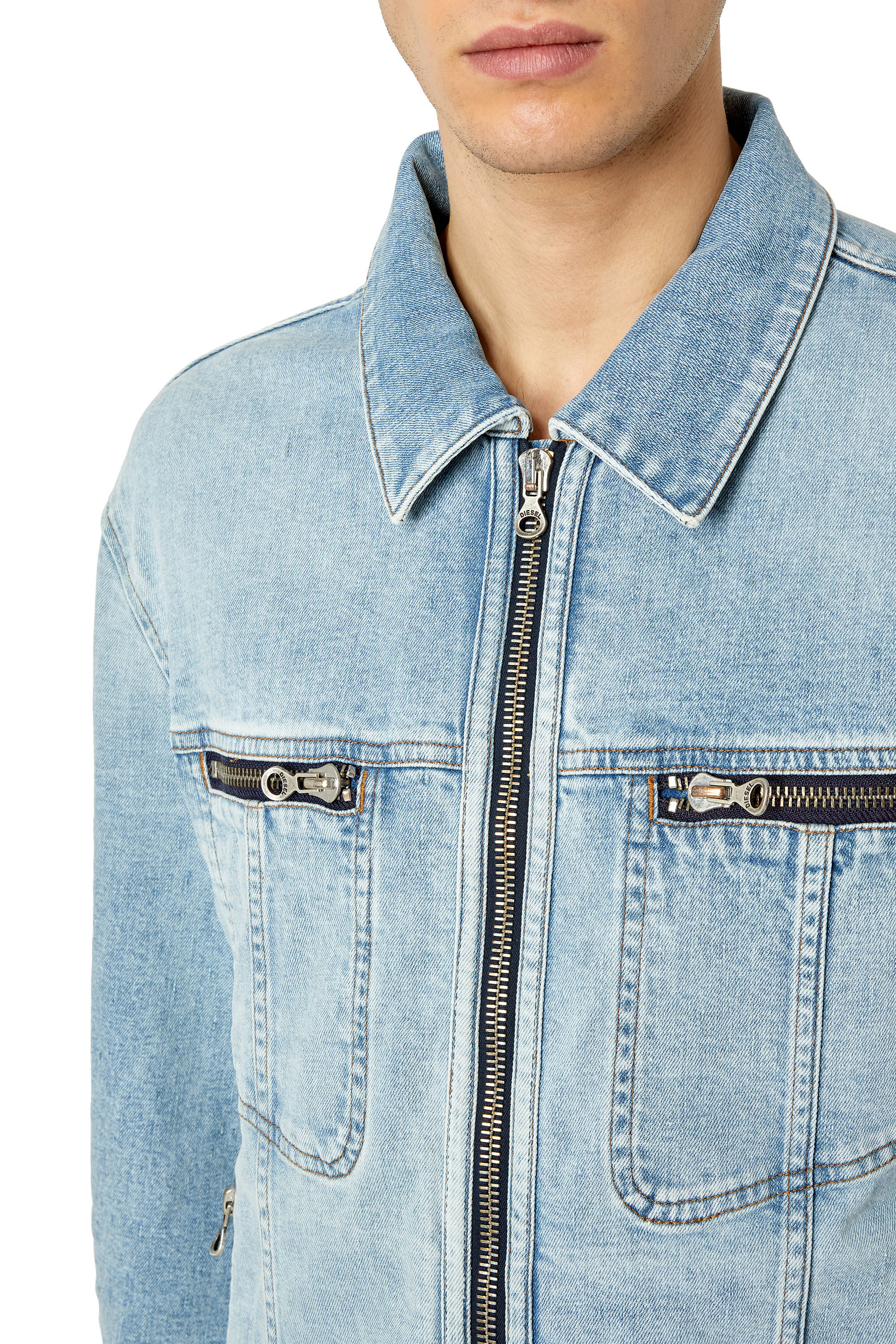 Diesel - D-BARCY-RE, Light Blue - Image 5