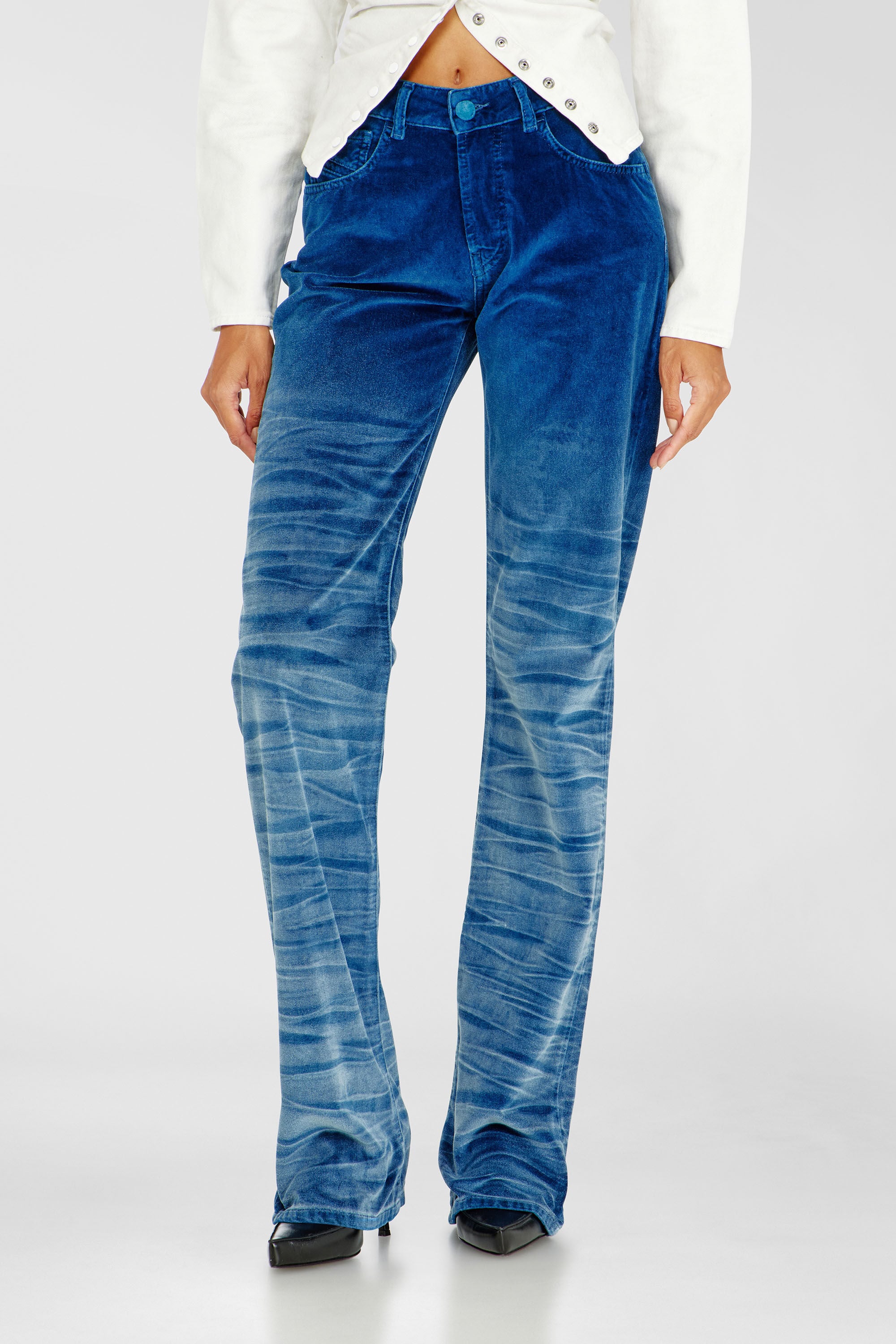 Diesel - Woman's Regular Jeans D-Lie 003PF, Dark Blue - 4