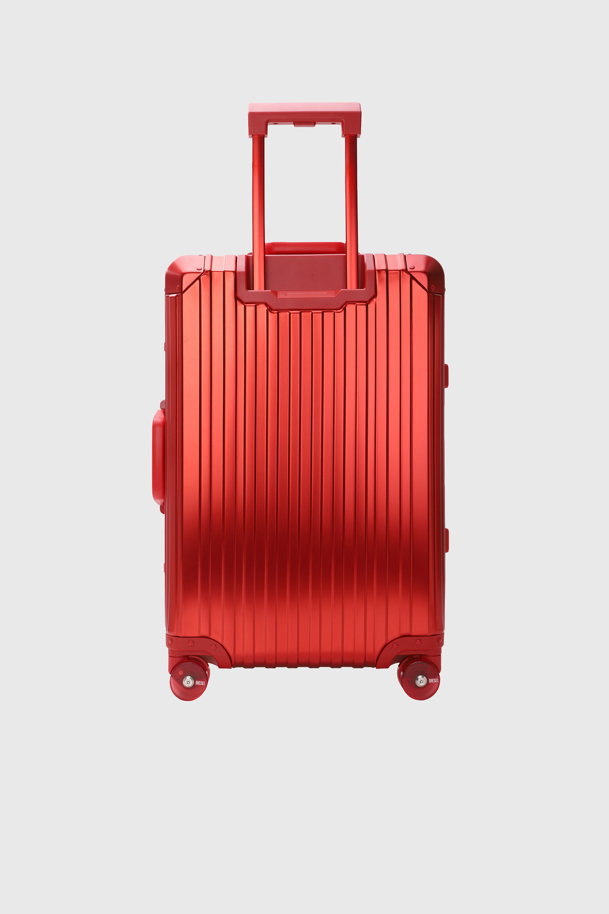 Diesel - DIESEL ALUMINUM TROLLEY- DSL002, Unisex's Aluminum suitcase size M in Red - 2