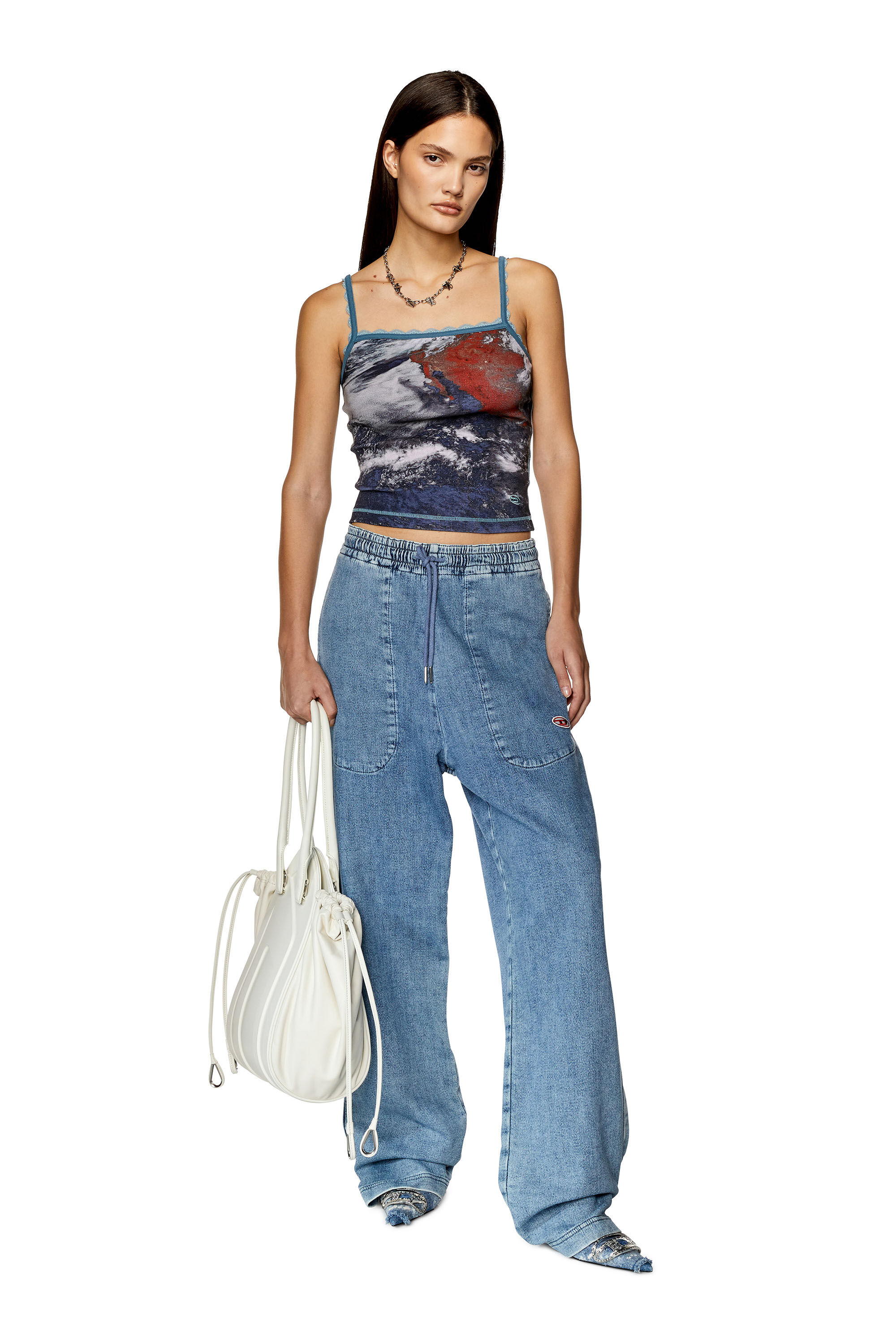 Diesel - T-HOP-LACE, Blue - Image 1