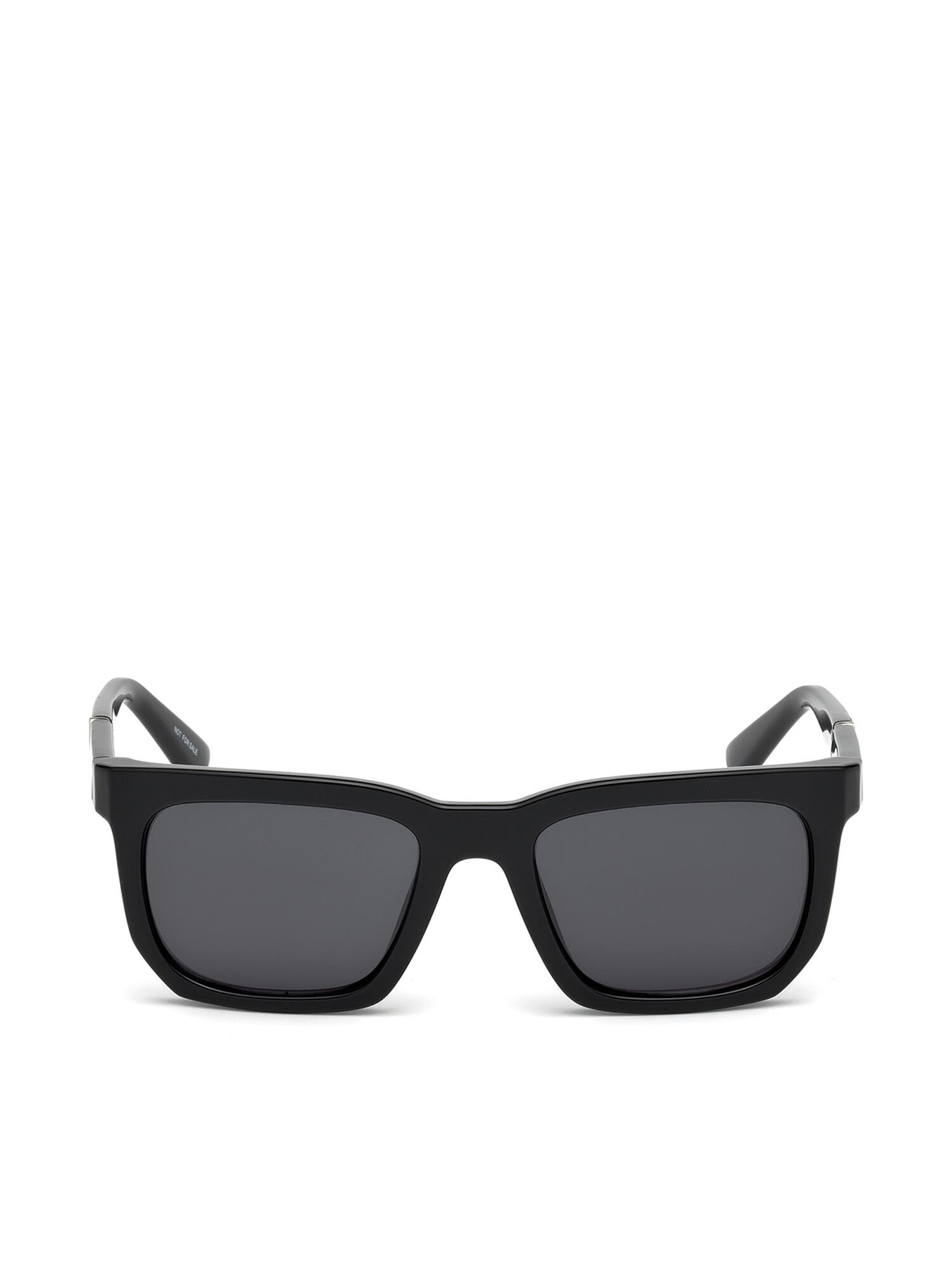 Diesel - DL0254, Man's Square eyewear with slim blinders in Black - 1