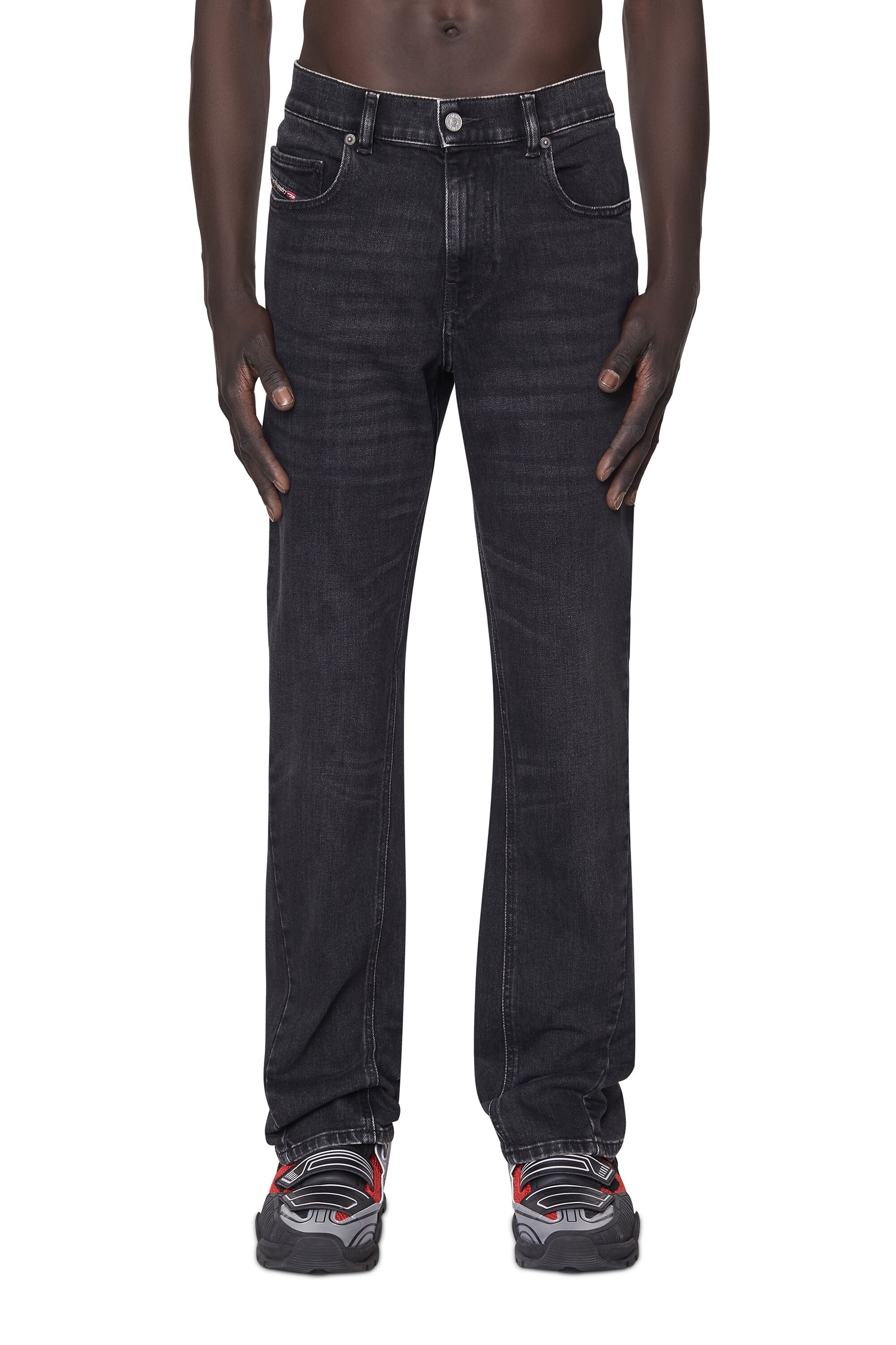 Diesel - Bootcut Jeans 2021 D-Vocs 09B83, Black/Dark grey - Image 3