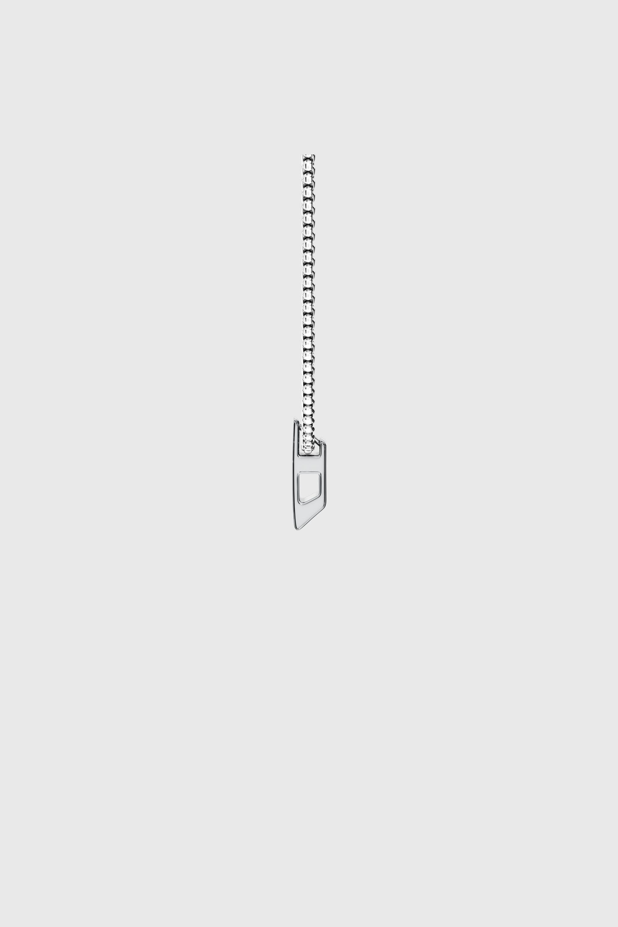Diesel - DX1689040 JEWELLERY, Unisex's Stainless steel pendant necklace in Silver/Red - 5