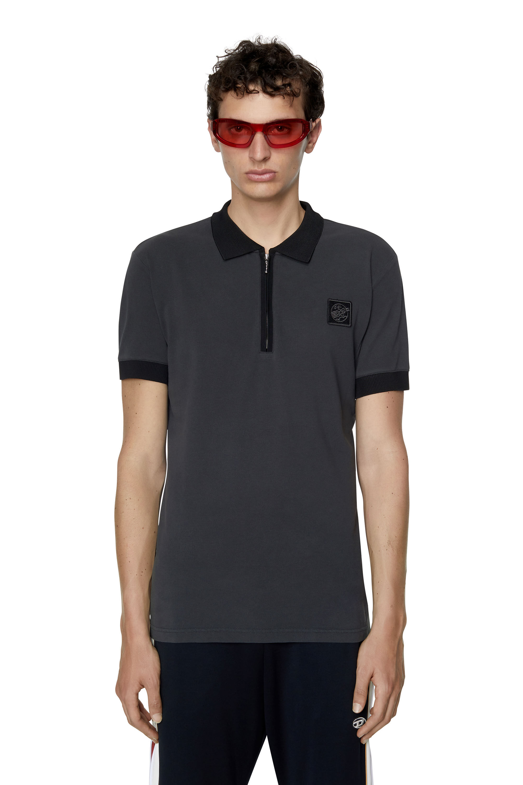 black diesel polo shirt