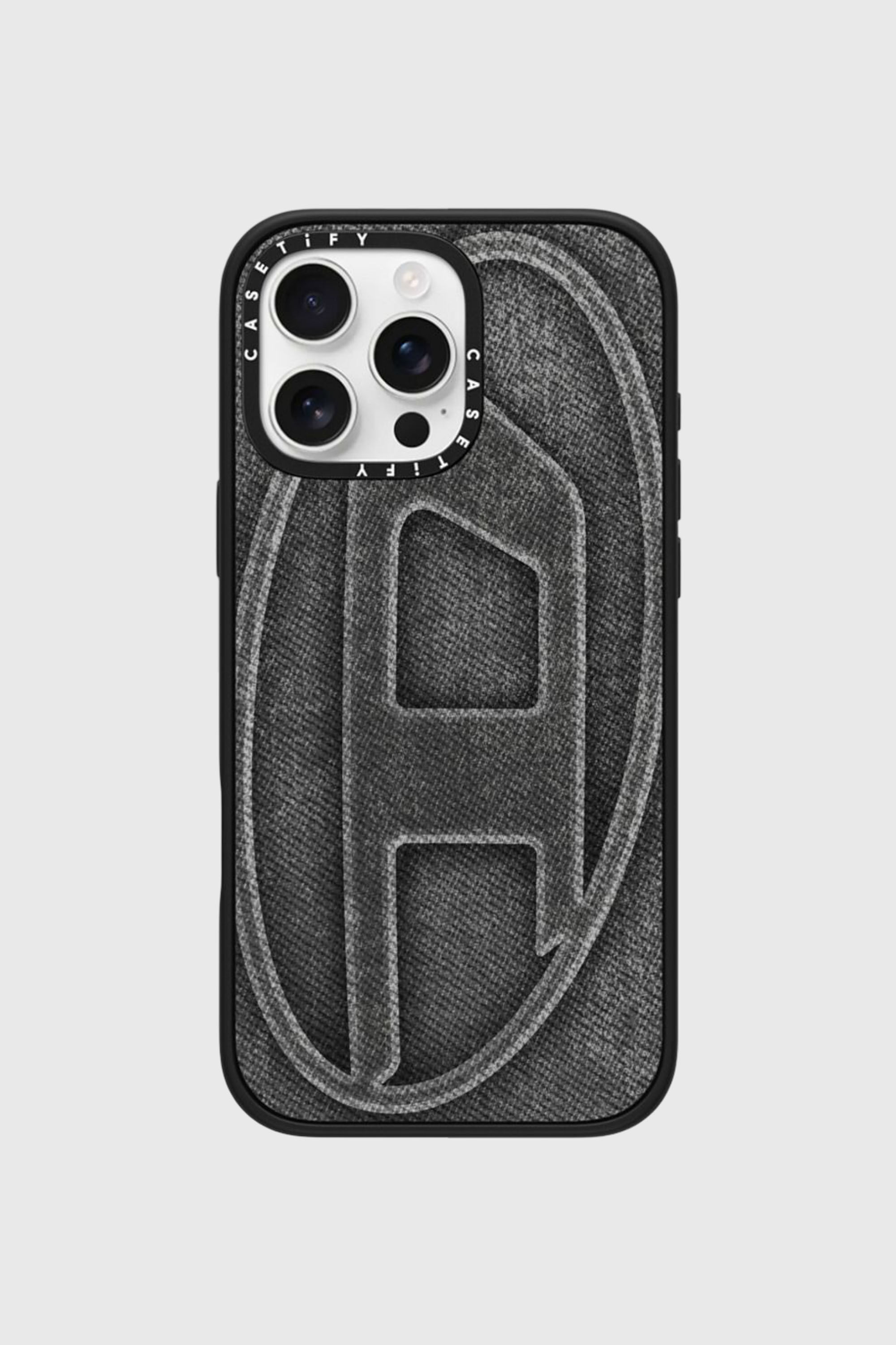 Diesel - 60576 MOULDED CASE, Unisex's Oval D impact case for iPhone 16 Pro Max in Black - 1