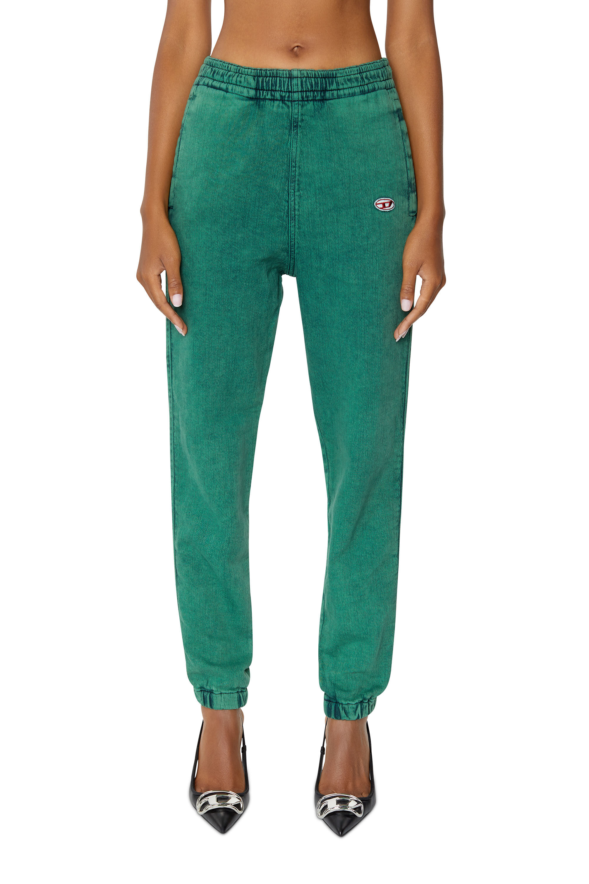 Diesel - D-Lab Track Denim 09E32 Tapered, Green - Image 3
