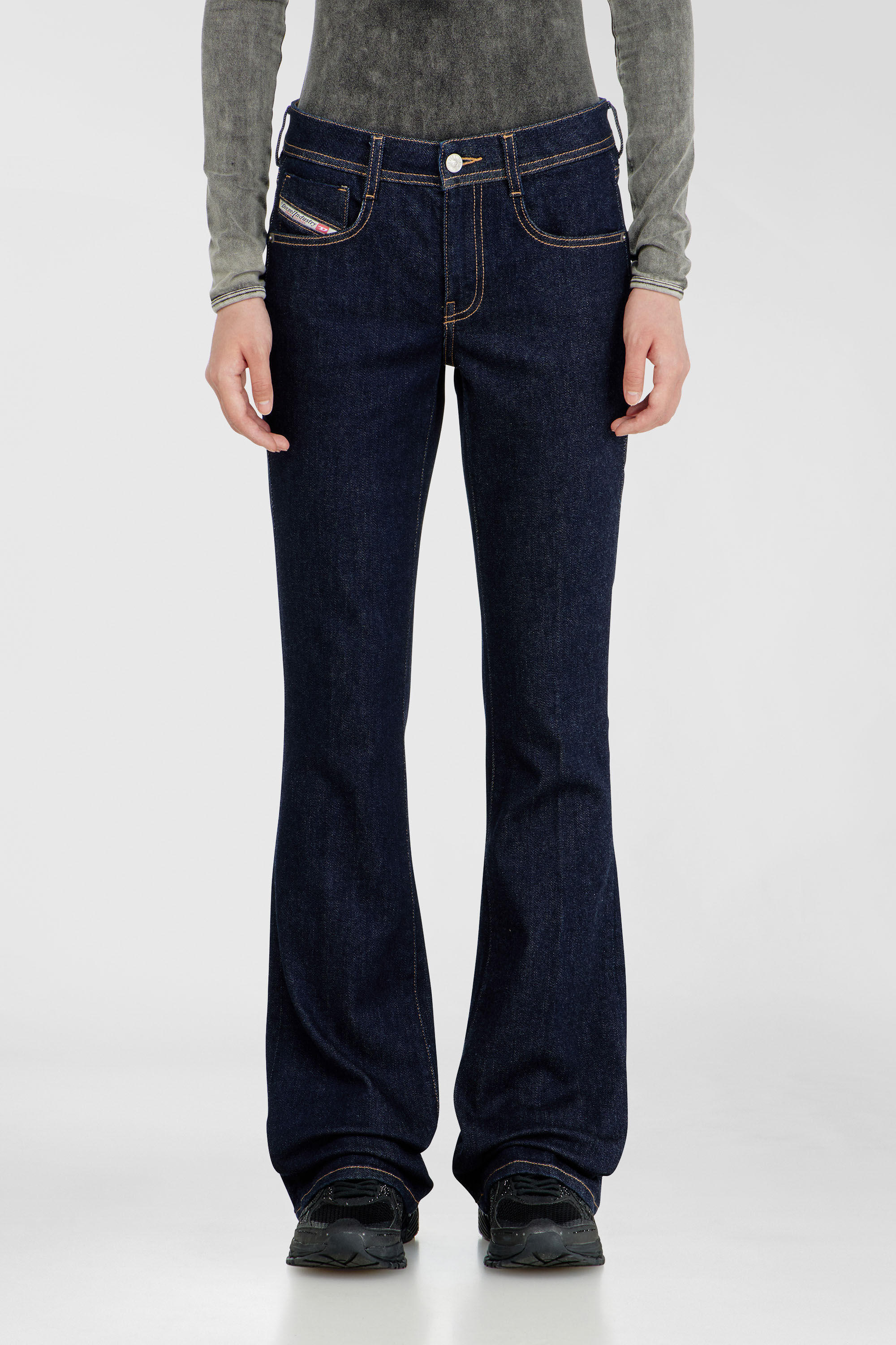 Diesel - Woman's Bootcut Jeans 1969 D-Ebbey 0HDBM, Dark Blue - 4
