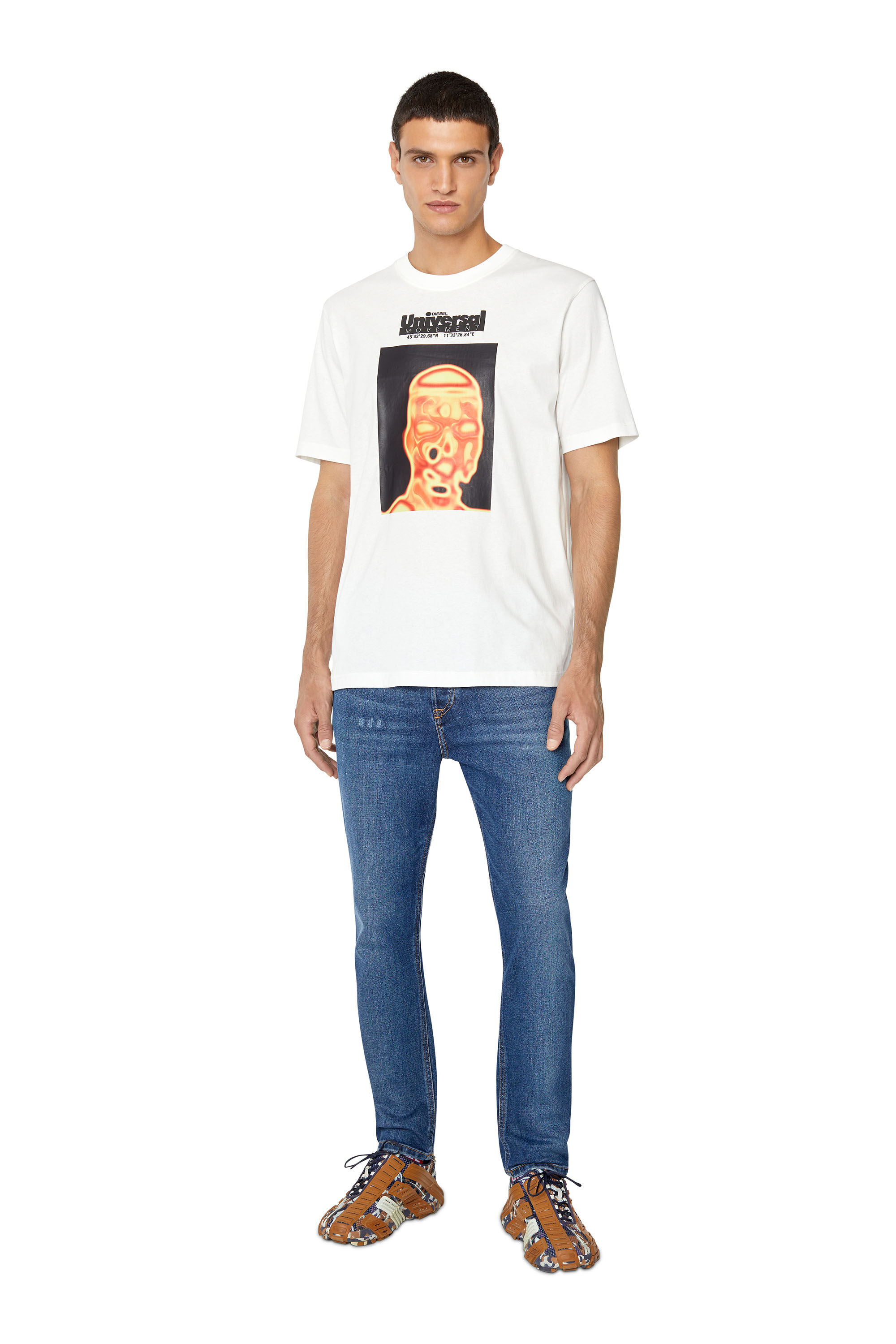 Diesel - 2005 D-Fining 09E45 Tapered Jeans, Medium blue - Image 1