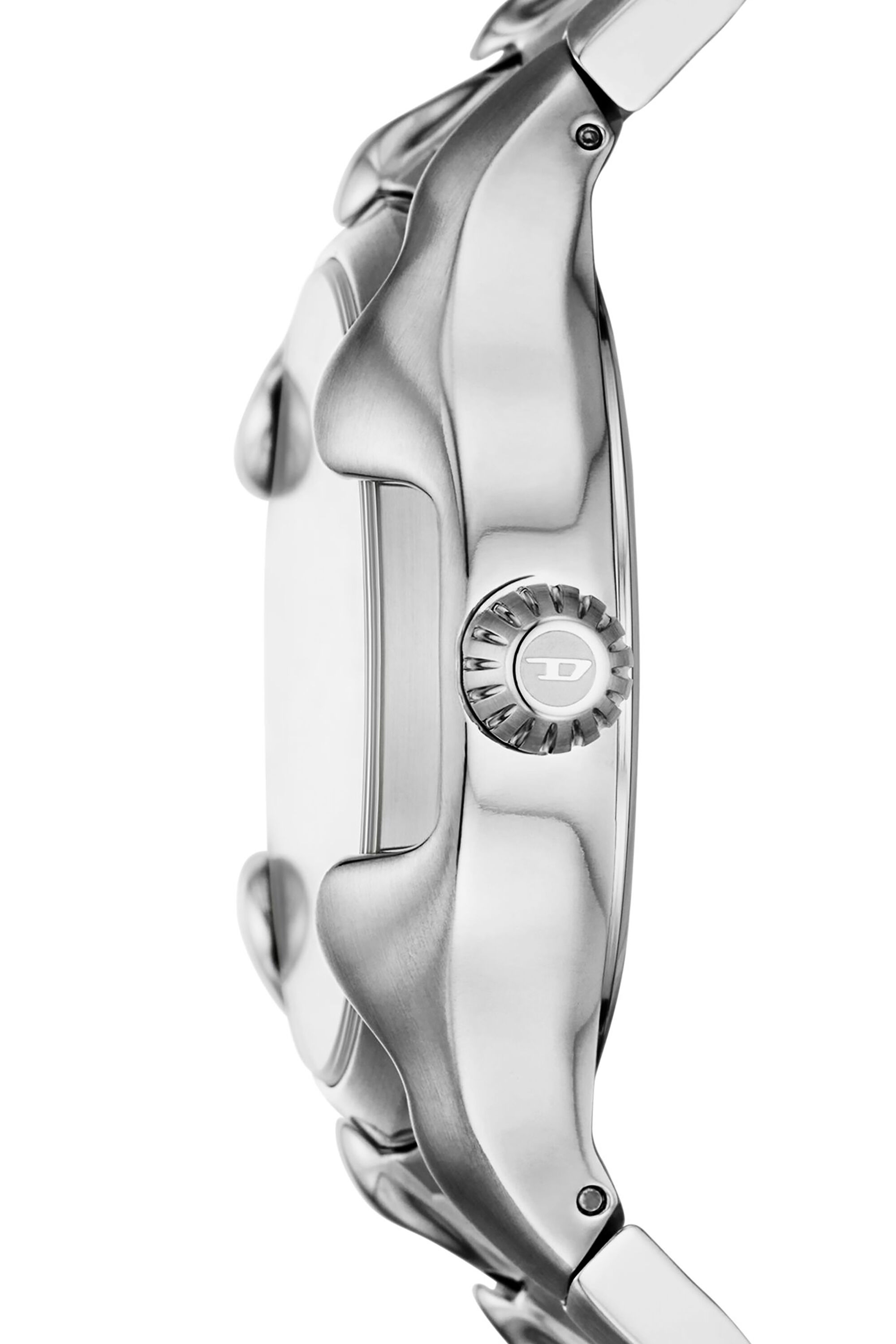 【激安アウトレット!】 Date Three-Hand Vert Men's Stainless Silver | Watch Steel 時計