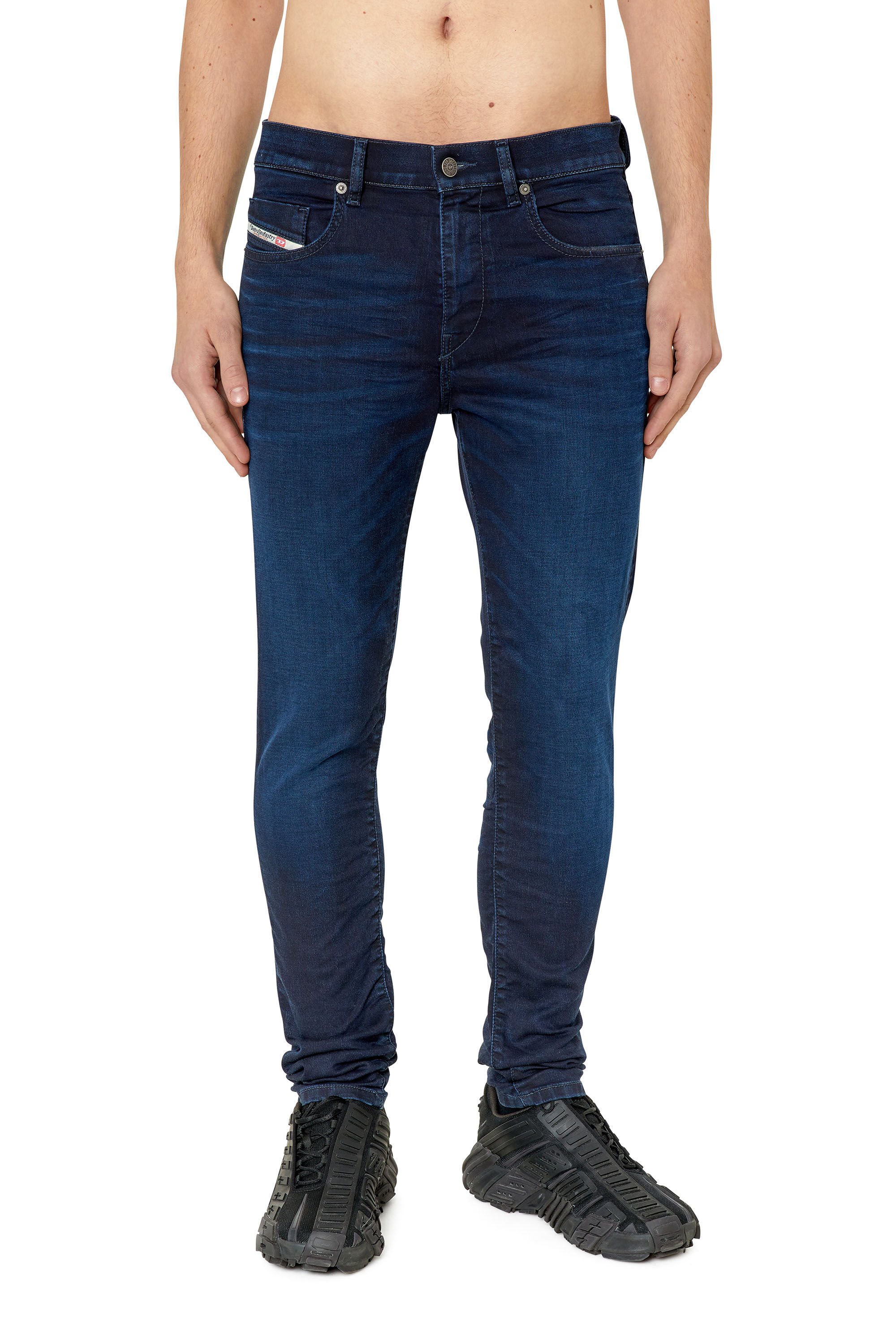 Diesel - D-Strukt JoggJeans® 068CU Slim, Dark Blue - Image 3
