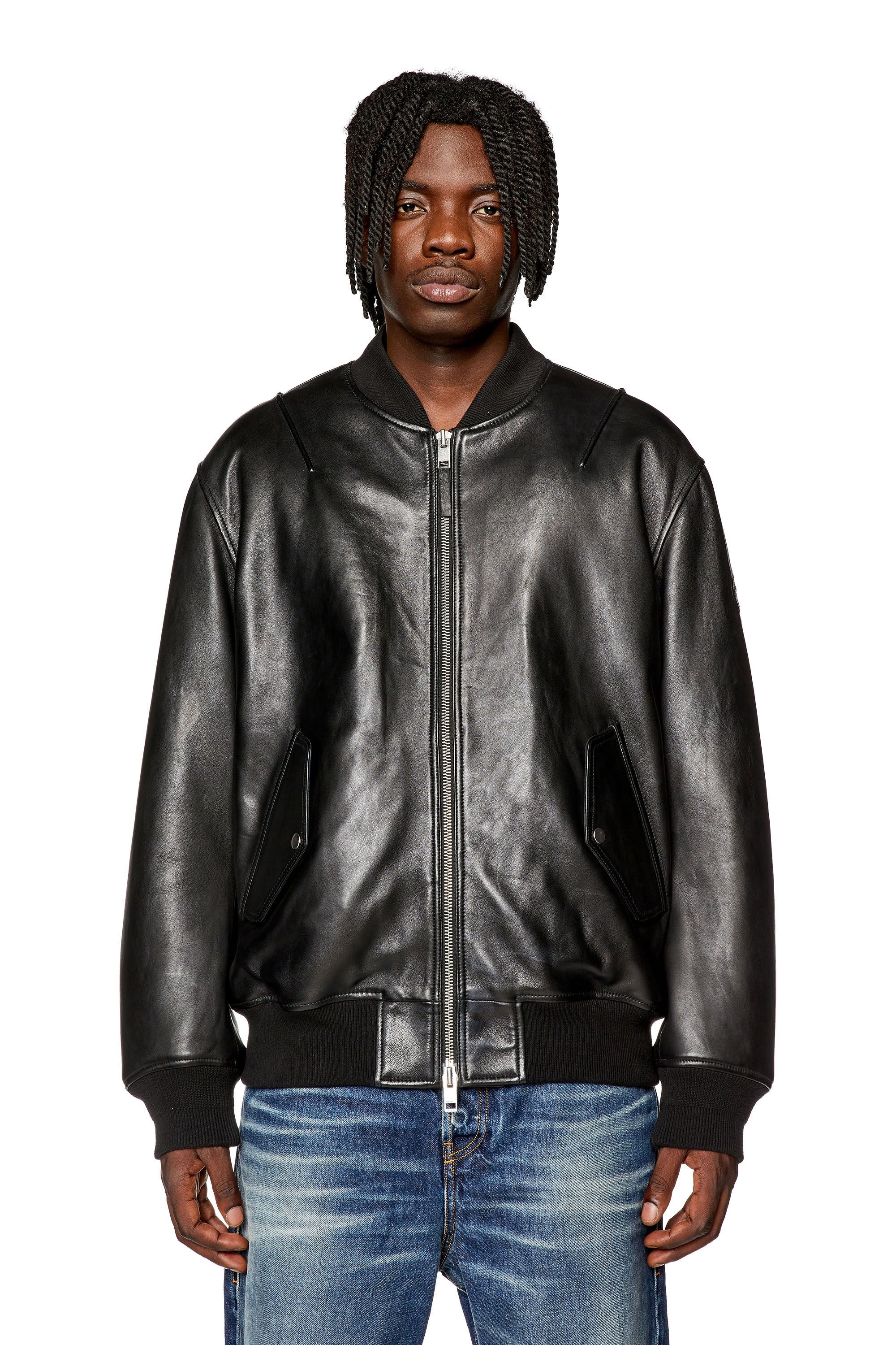 Black hot sale diesel jacket
