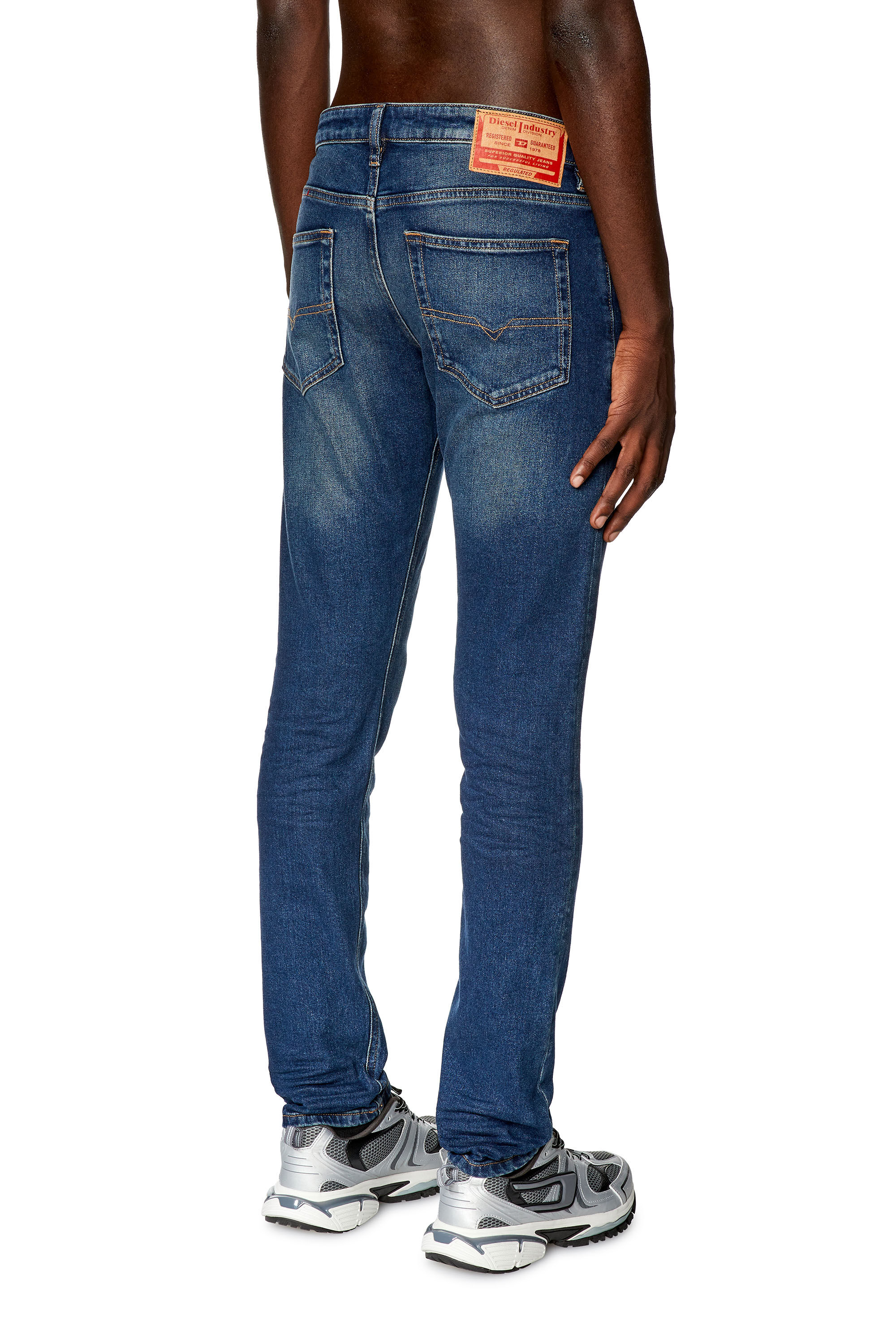 Diesel - Slim Jeans D-Luster 0EKAV, Dark Blue - Image 4