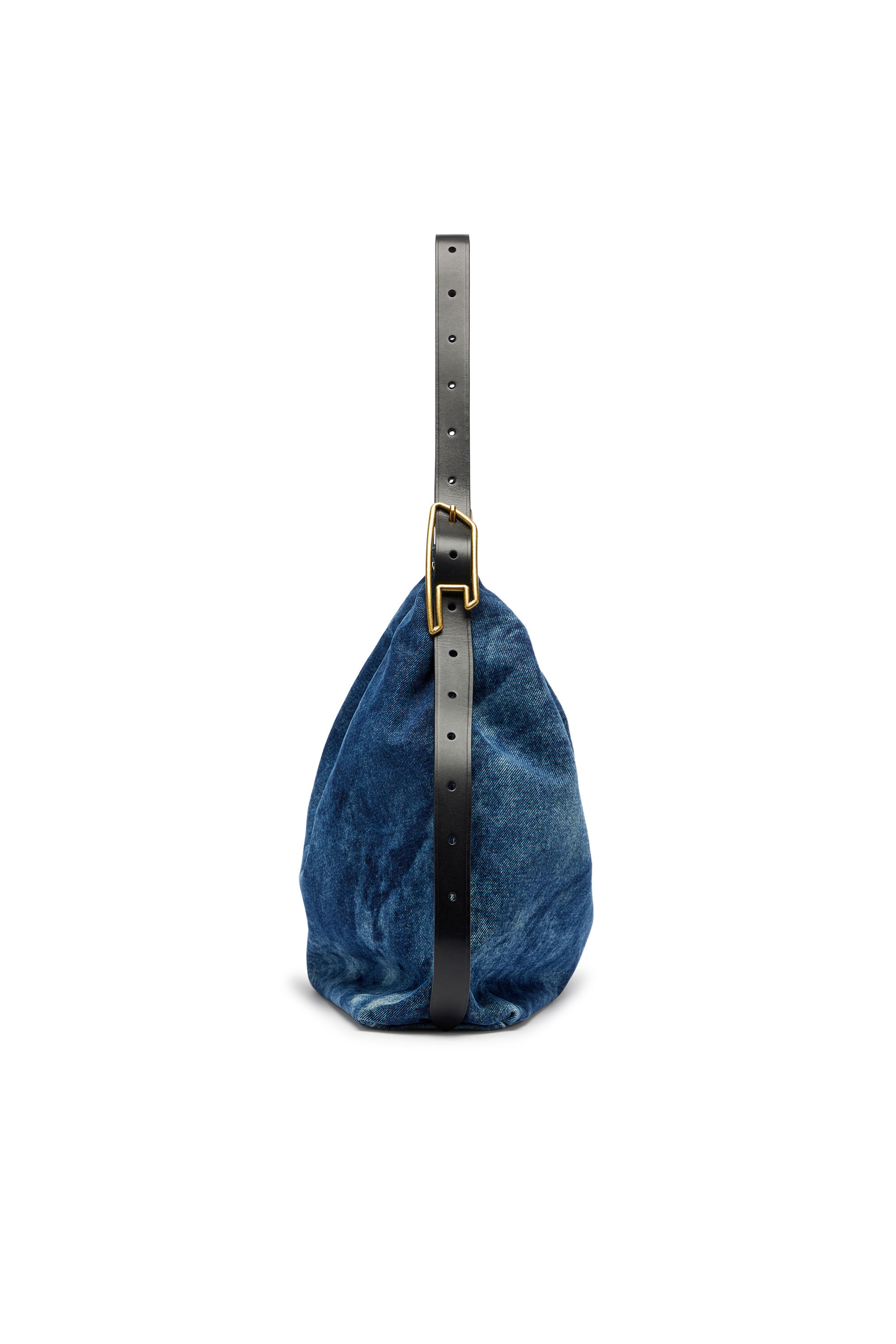 Diesel - D-LINE HOBO L, Woman's D-Line-Denim hobo bag in Medium blue - 5