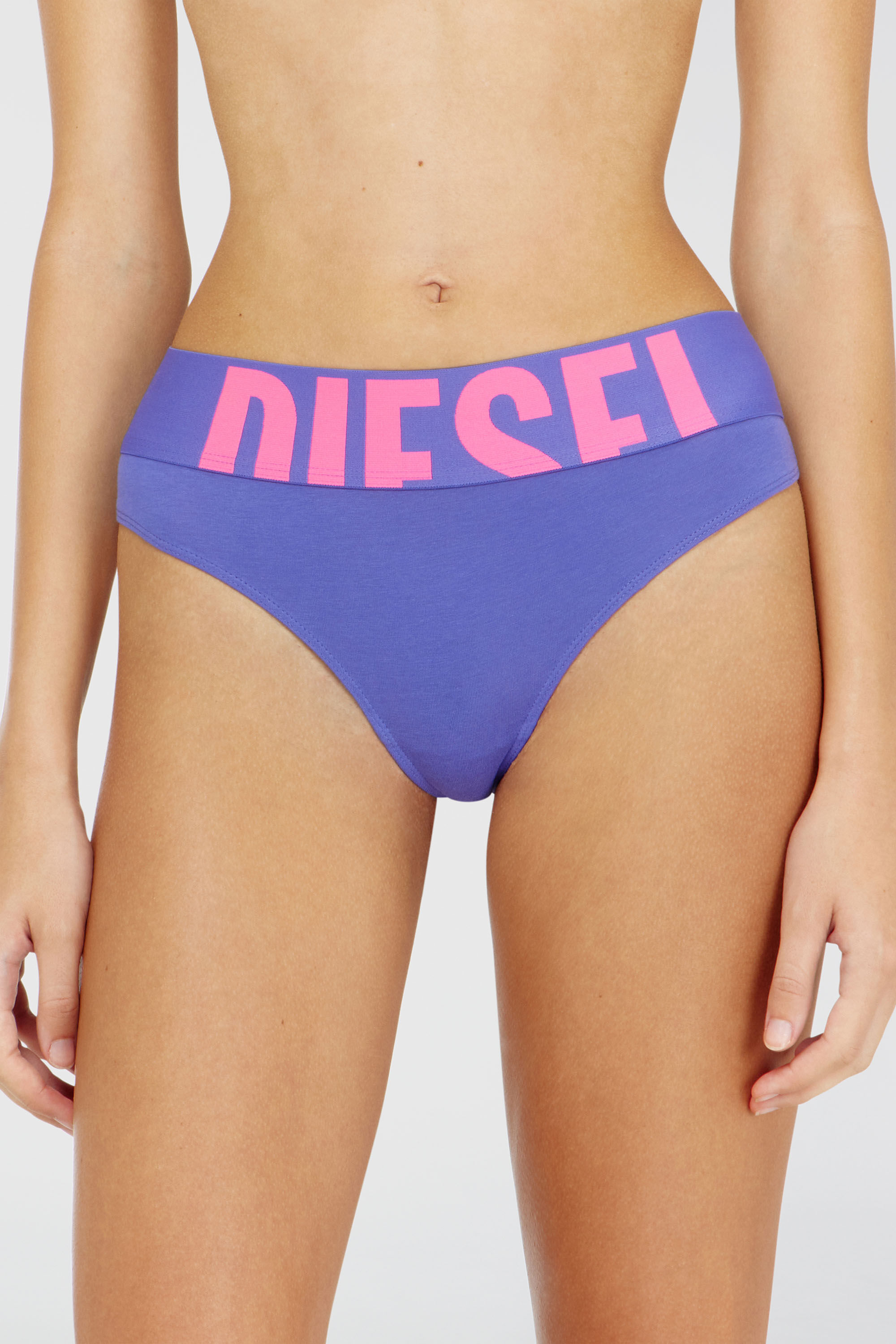 Diesel - UFST-STARS-THREEPACK, Woman's Three-pack thongs with cut-off logo in null - 2