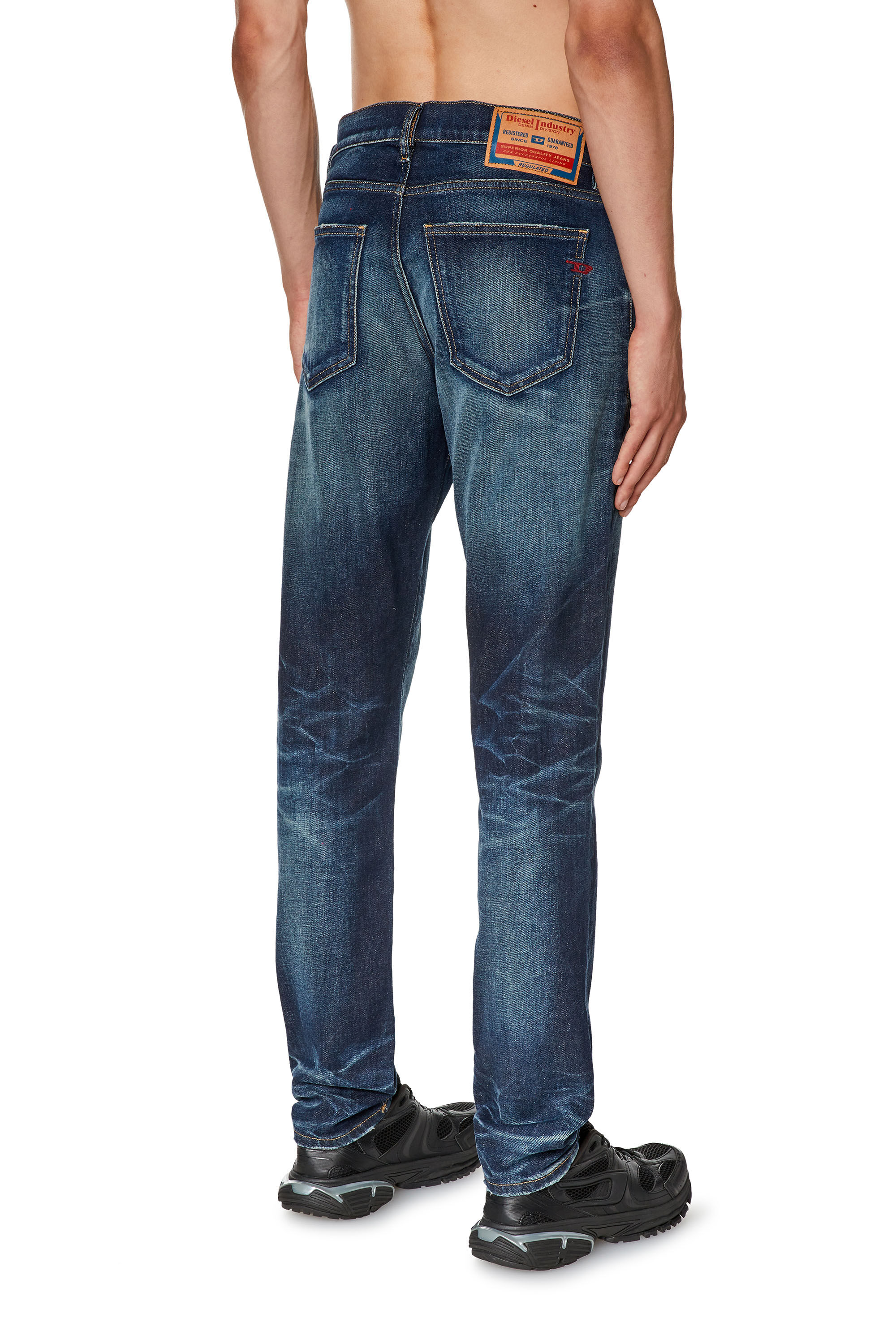 Diesel - Slim Jeans 2019 D-Strukt 09G29, Dark Blue - Image 4