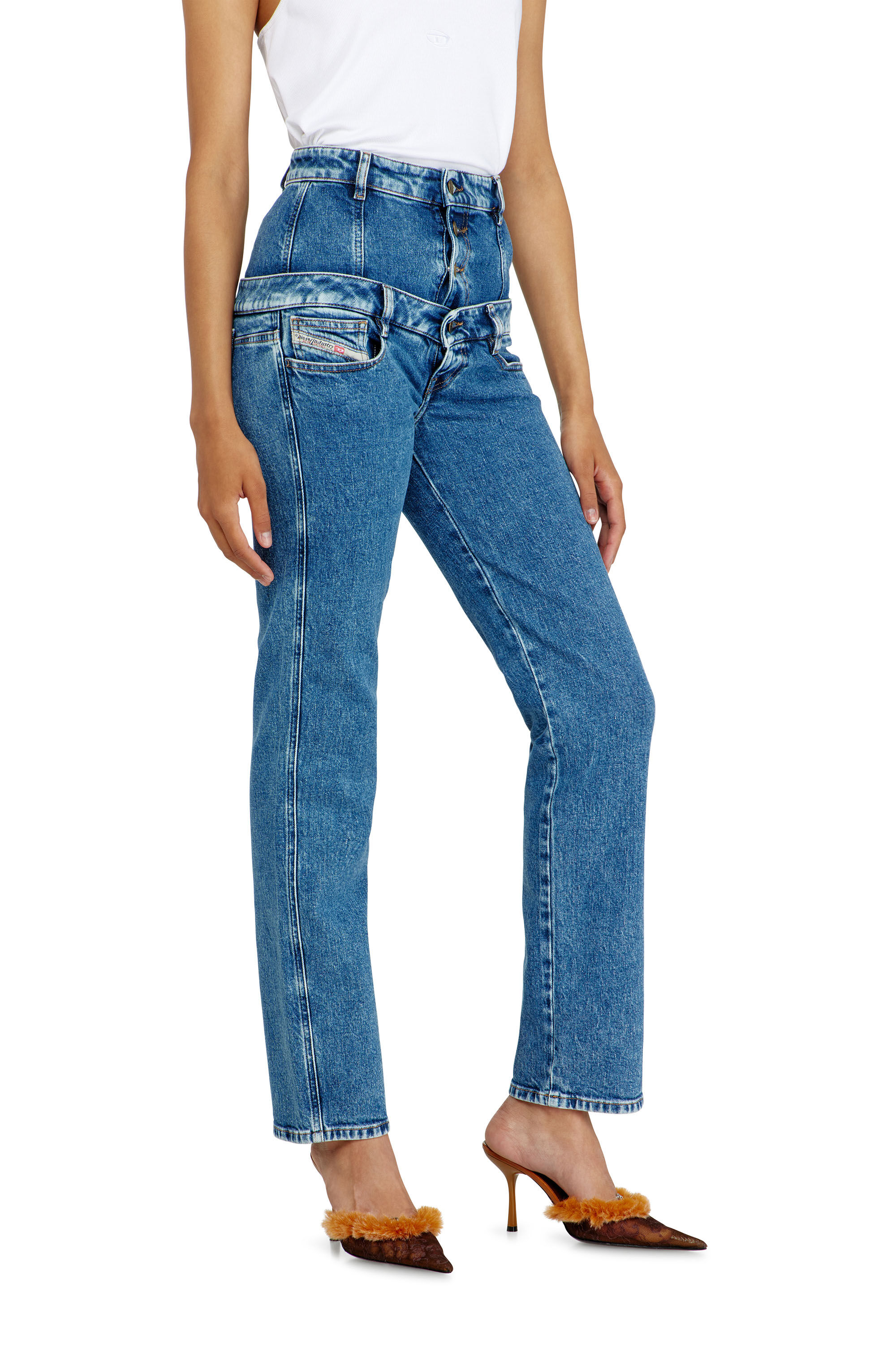 Diesel - Woman's Slim Jeans D-Fynora 007EU, Medium blue - 7