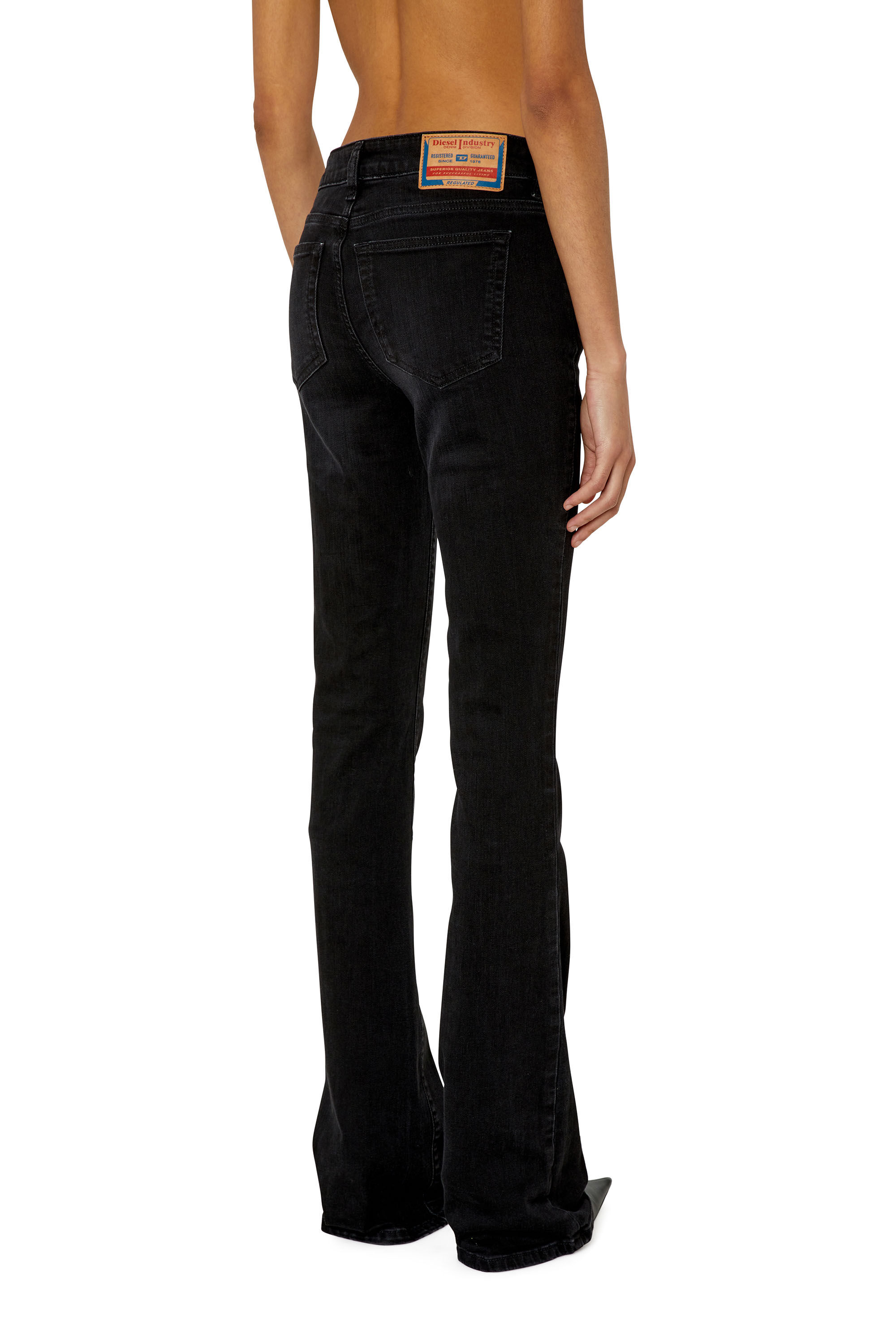 Diesel - Bootcut and Flare Jeans 1969 D-Ebbey 0TFAS, Black/Dark grey - Image 4