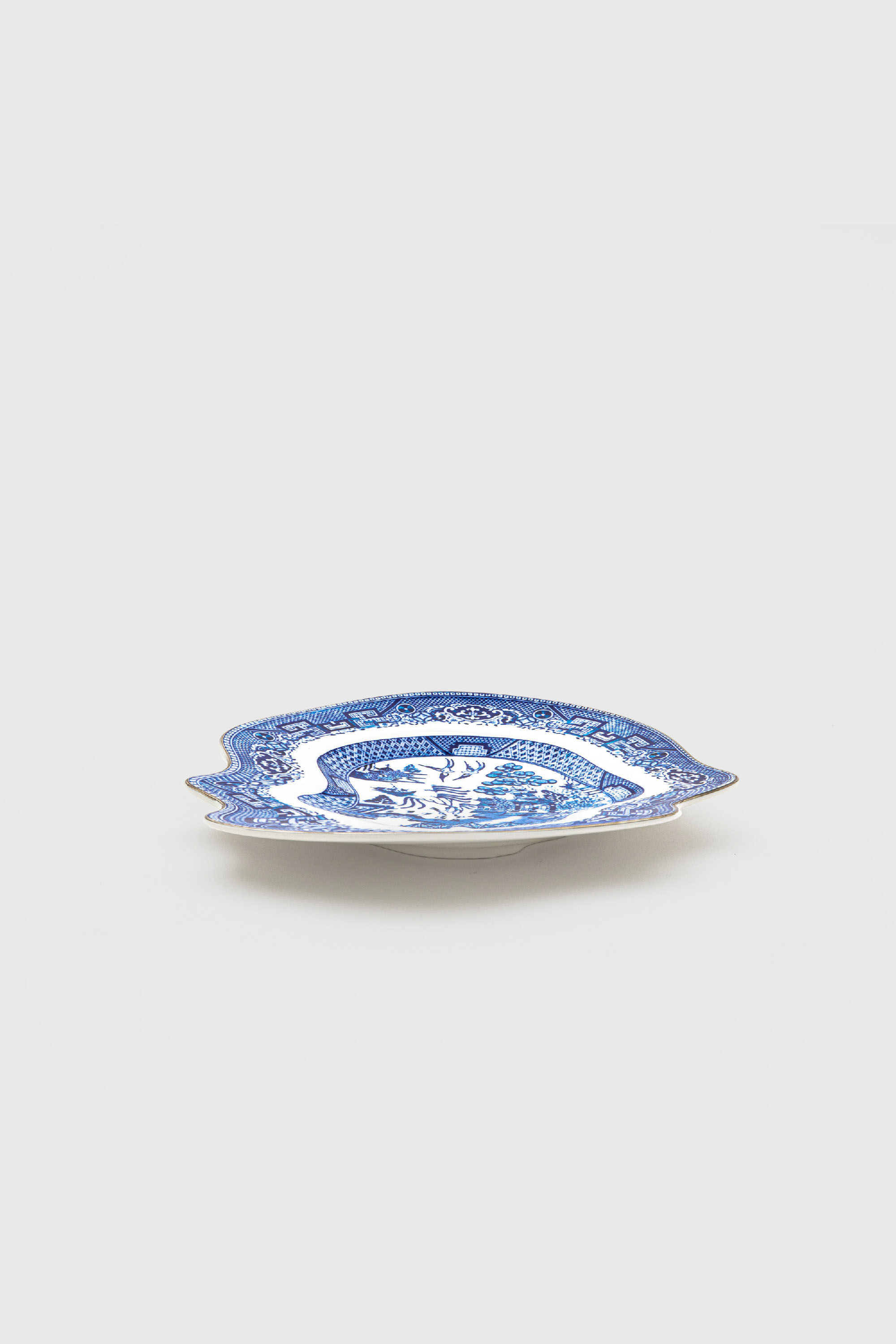 Diesel - 11231 DESSERT PLATE INPORCELAIN"CLASSIC, Unisex's Porcelain dessert plate in White/Blue - 3
