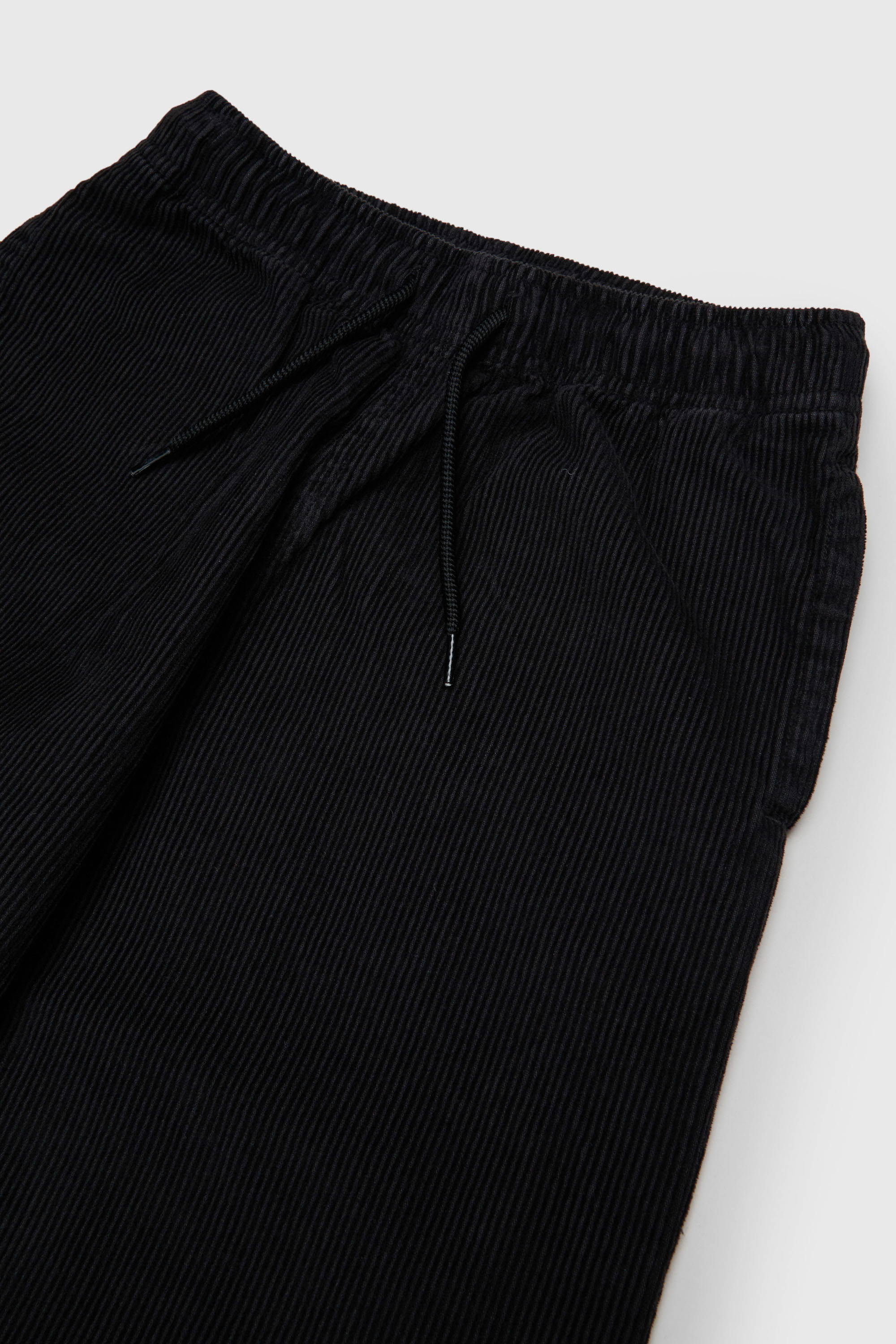 Diesel - PMILL, Man's Corduroy pants with drawstring waist in Black - 3