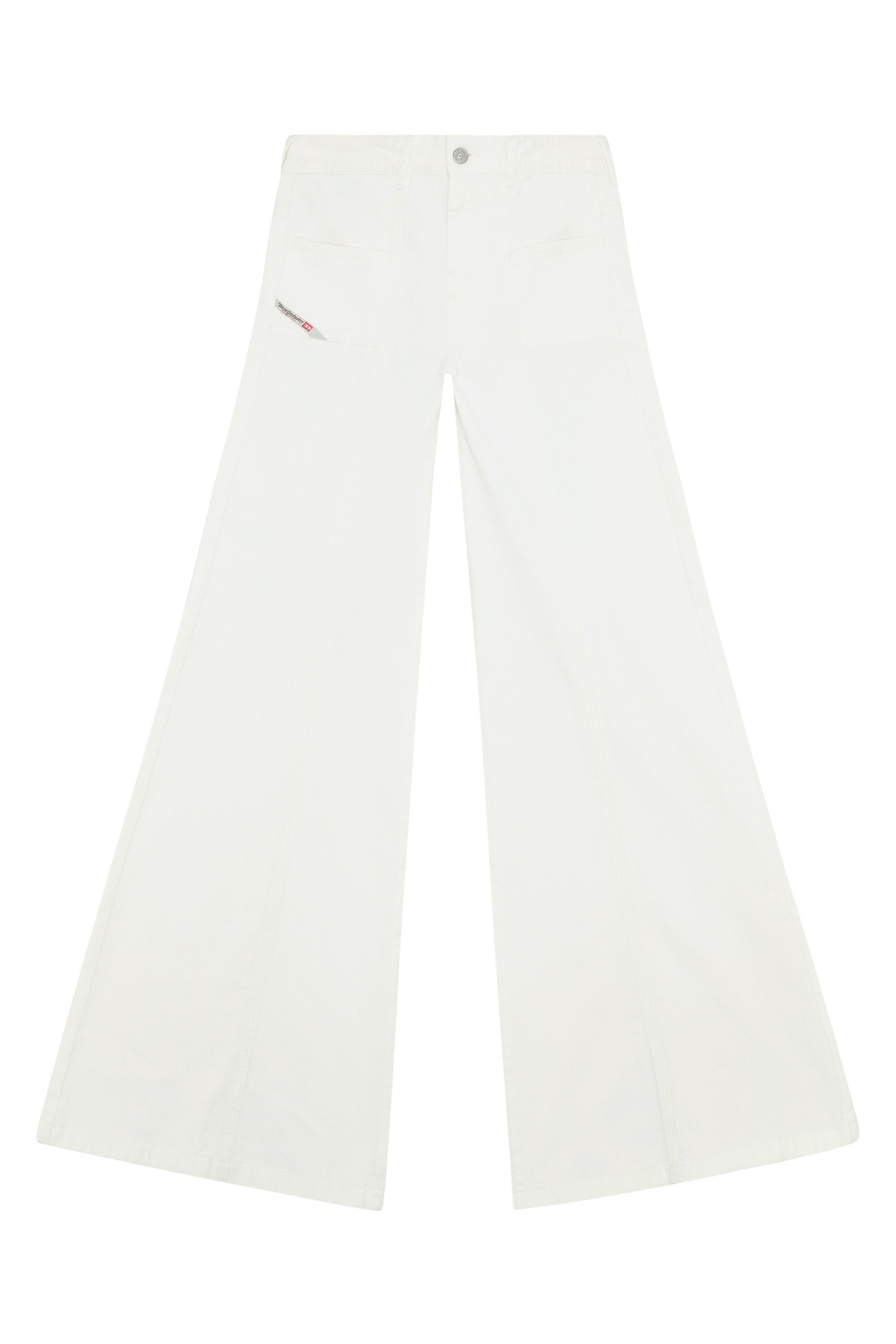 Diesel - Bootcut and Flare Jeans D-Akii 068JQ, White - Image 2