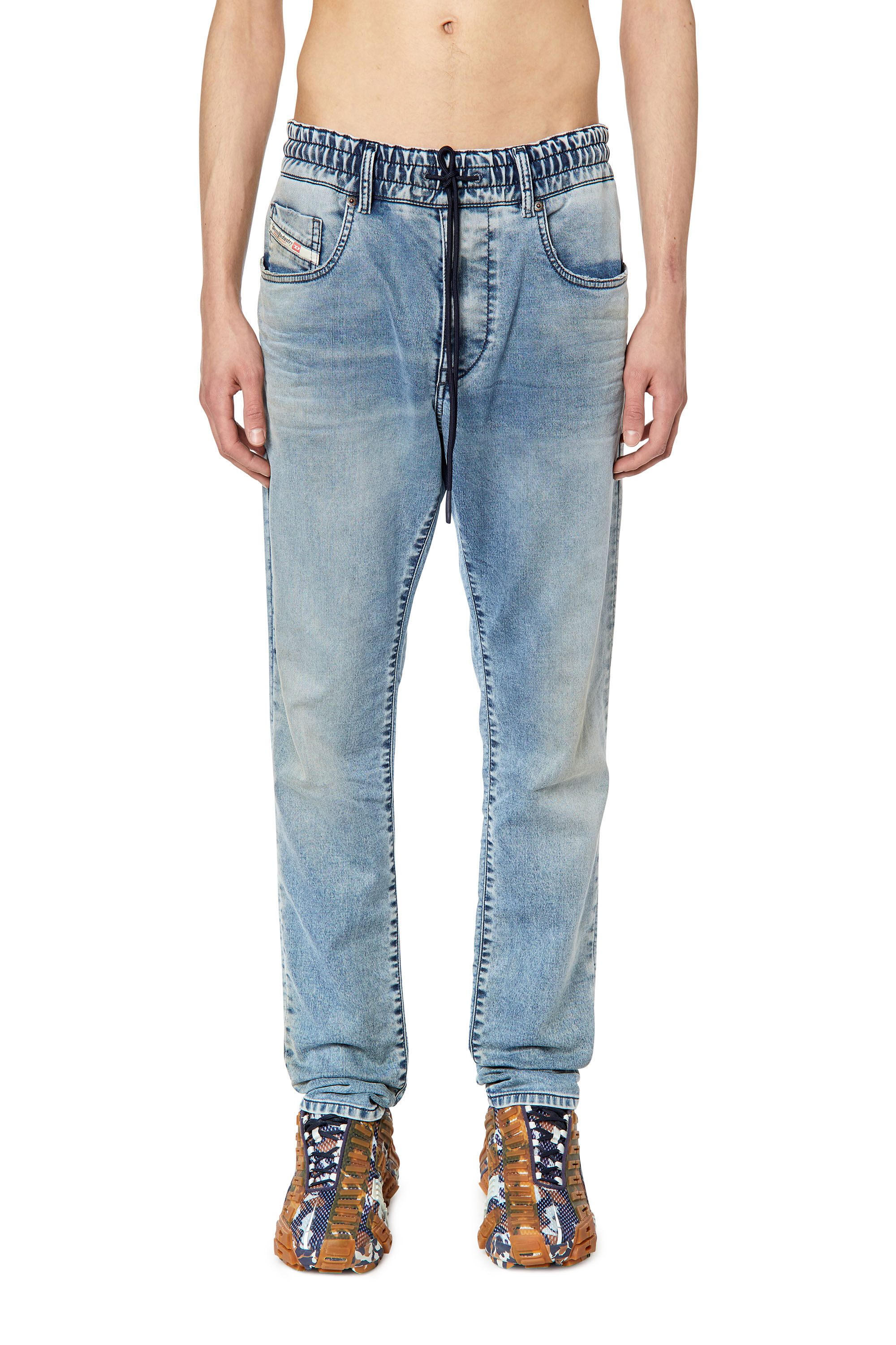 Diesel - D-Strukt JoggJeans® 068DU Slim, Light Blue - Image 3