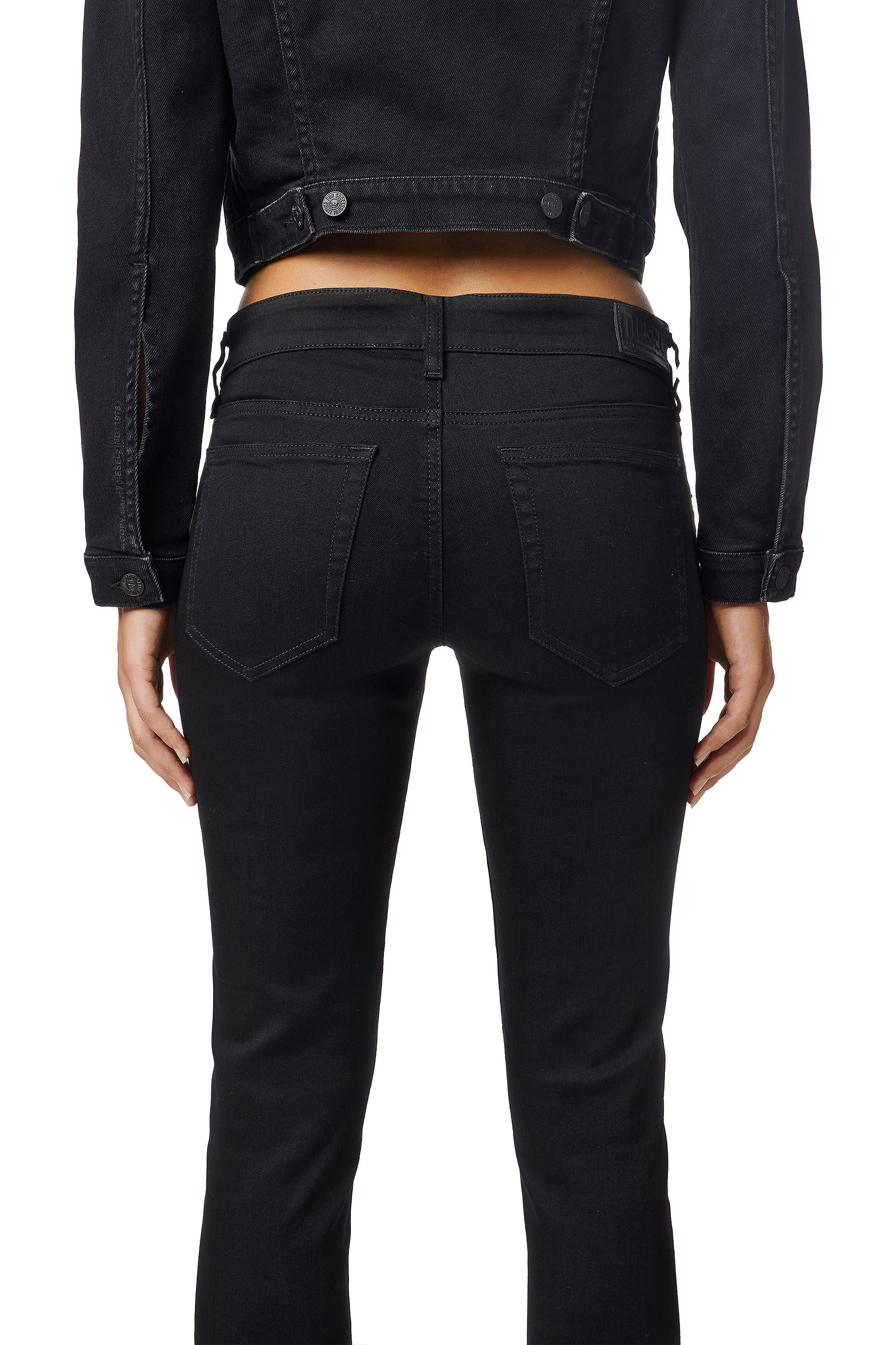 Super skinny Black/Dark grey Jeans 