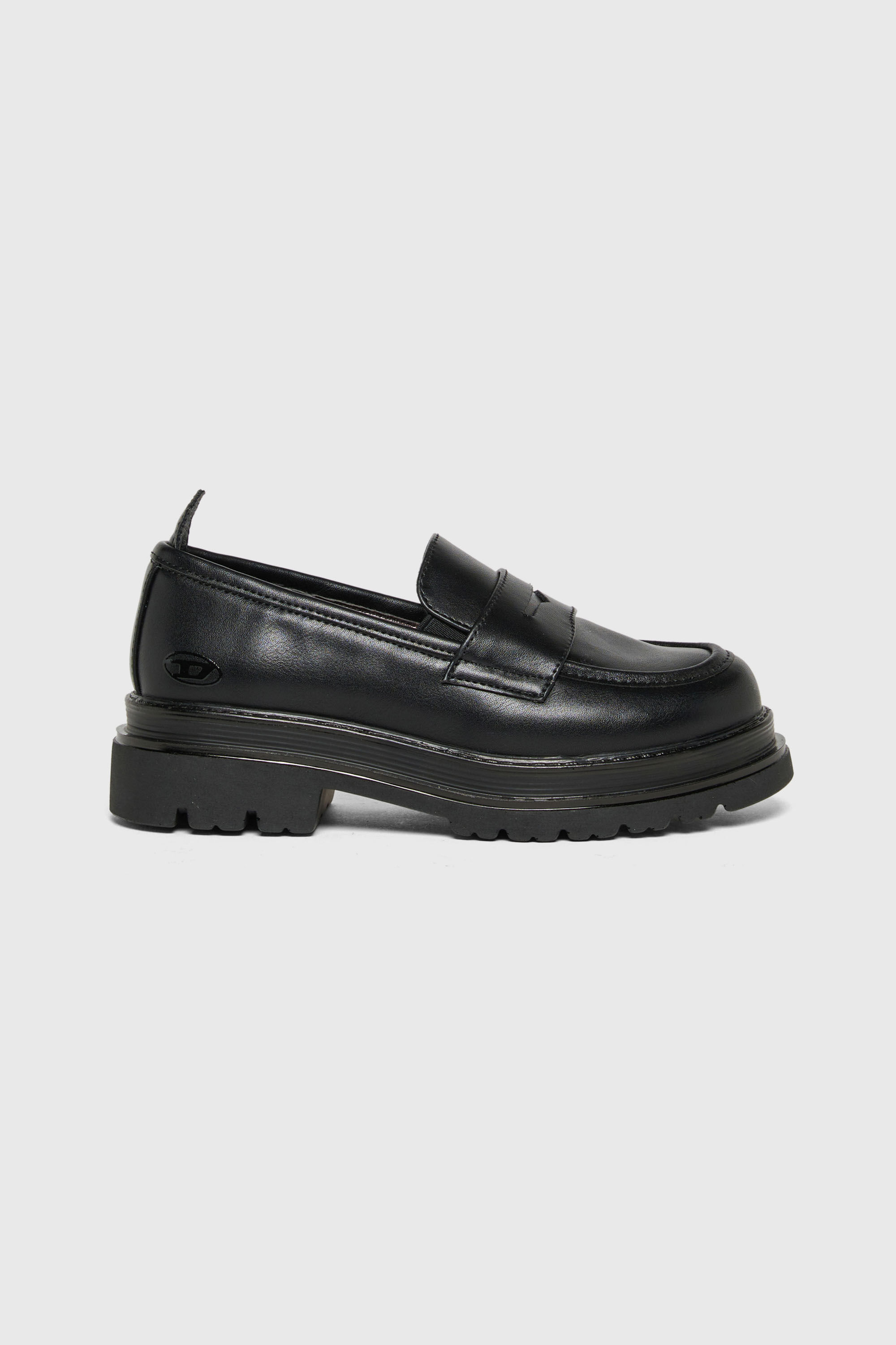 Diesel - D-SLAWEU, Unisex's D-Slaweu - Loafers with lug sole in Black - 1