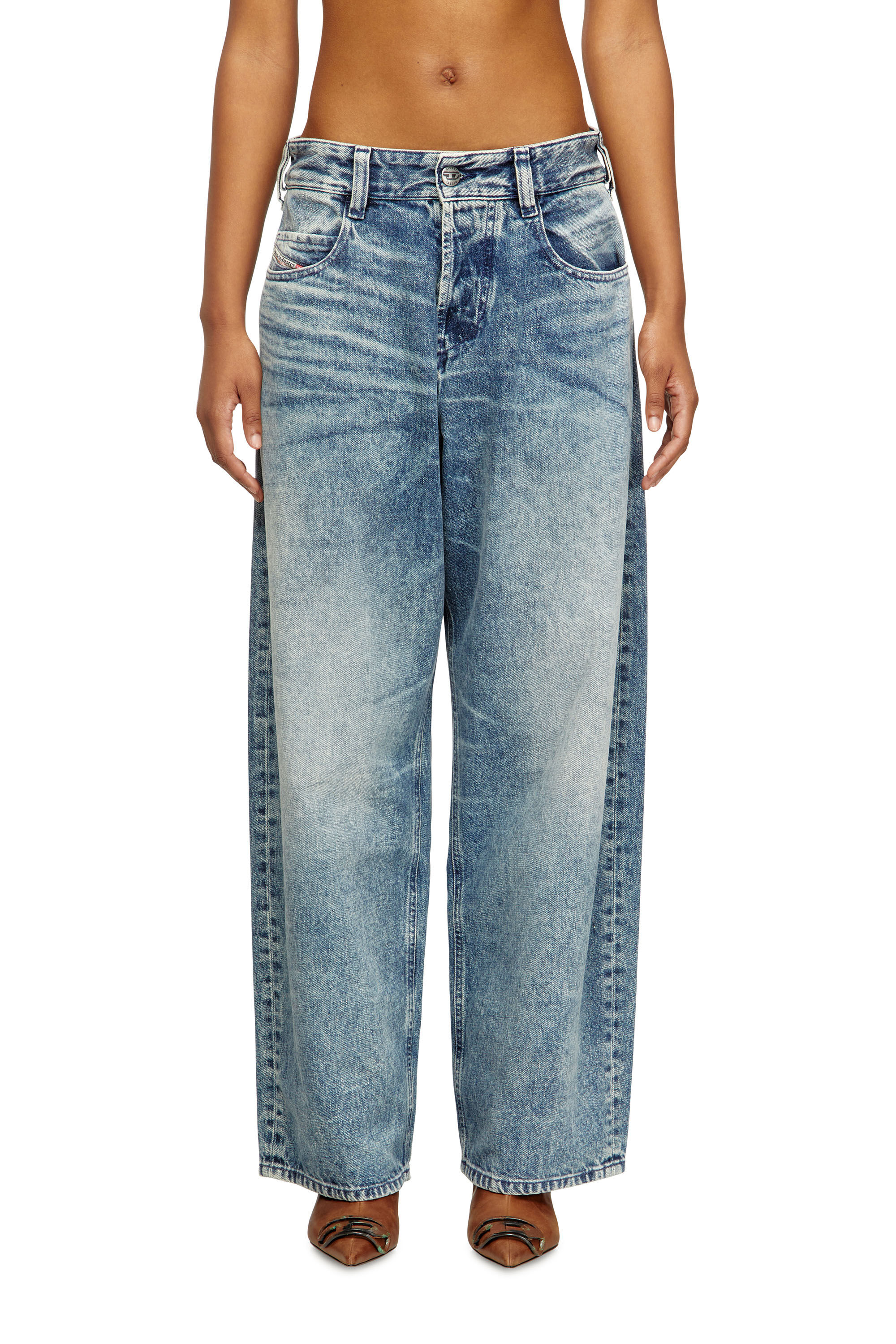 Diesel - Unisex's Relaxed Jeans 1997 D-Enim 007DA, Light Blue - 6