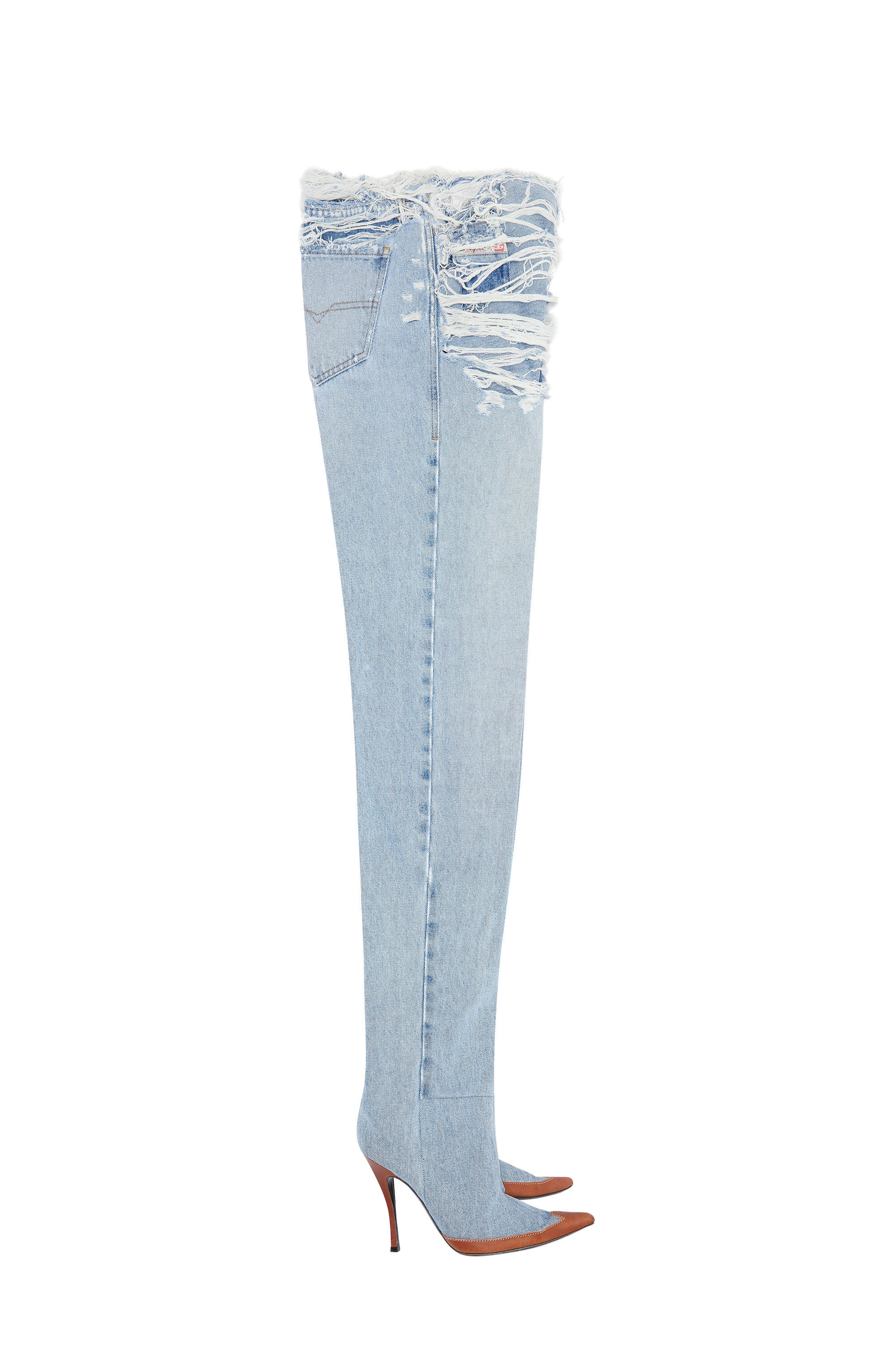 Diesel - 1956 D-Tulip 007N7 Straight Jeans, Medium blue - Image 2