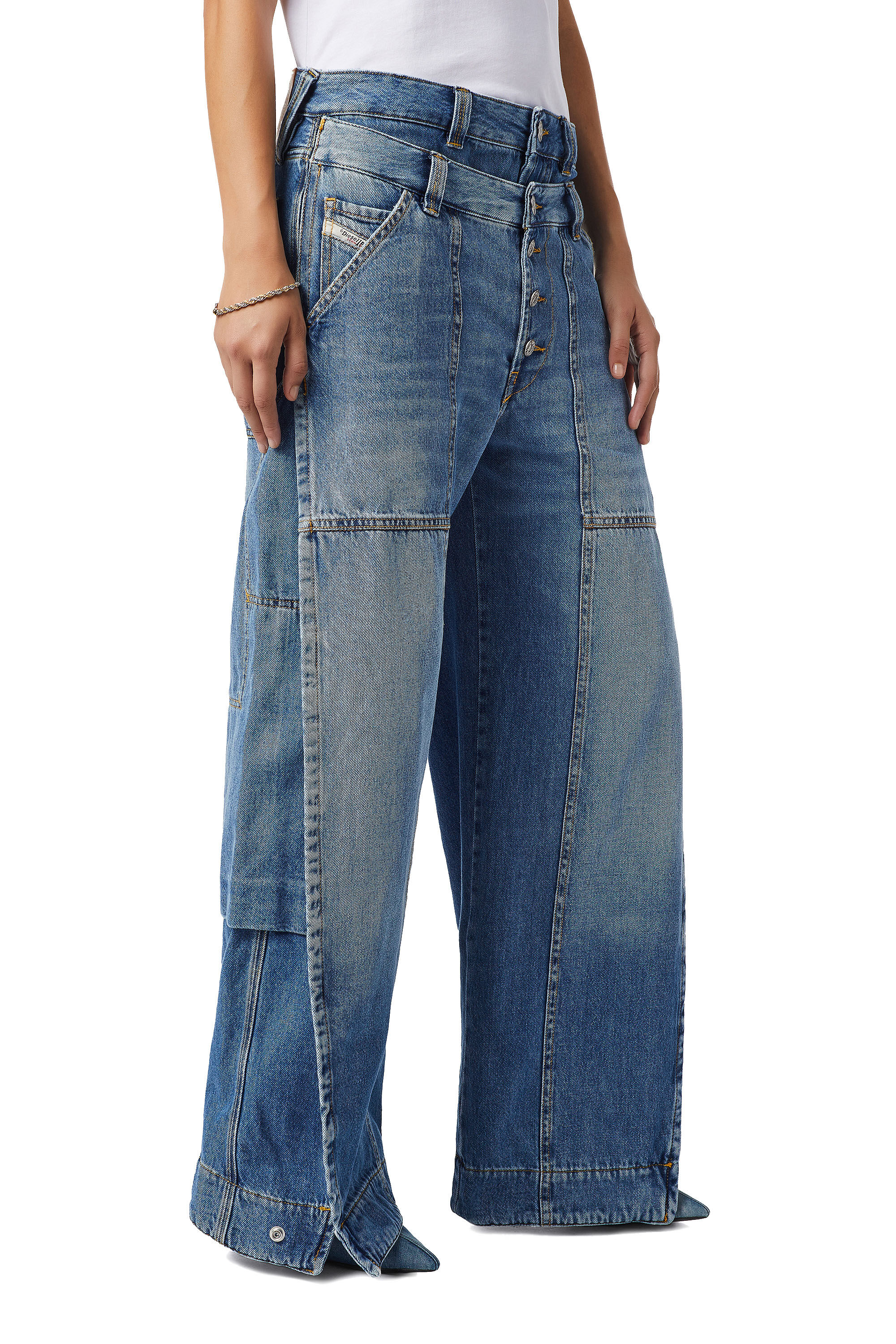D-LALY-SP1 Woman: Wide Medium blue 