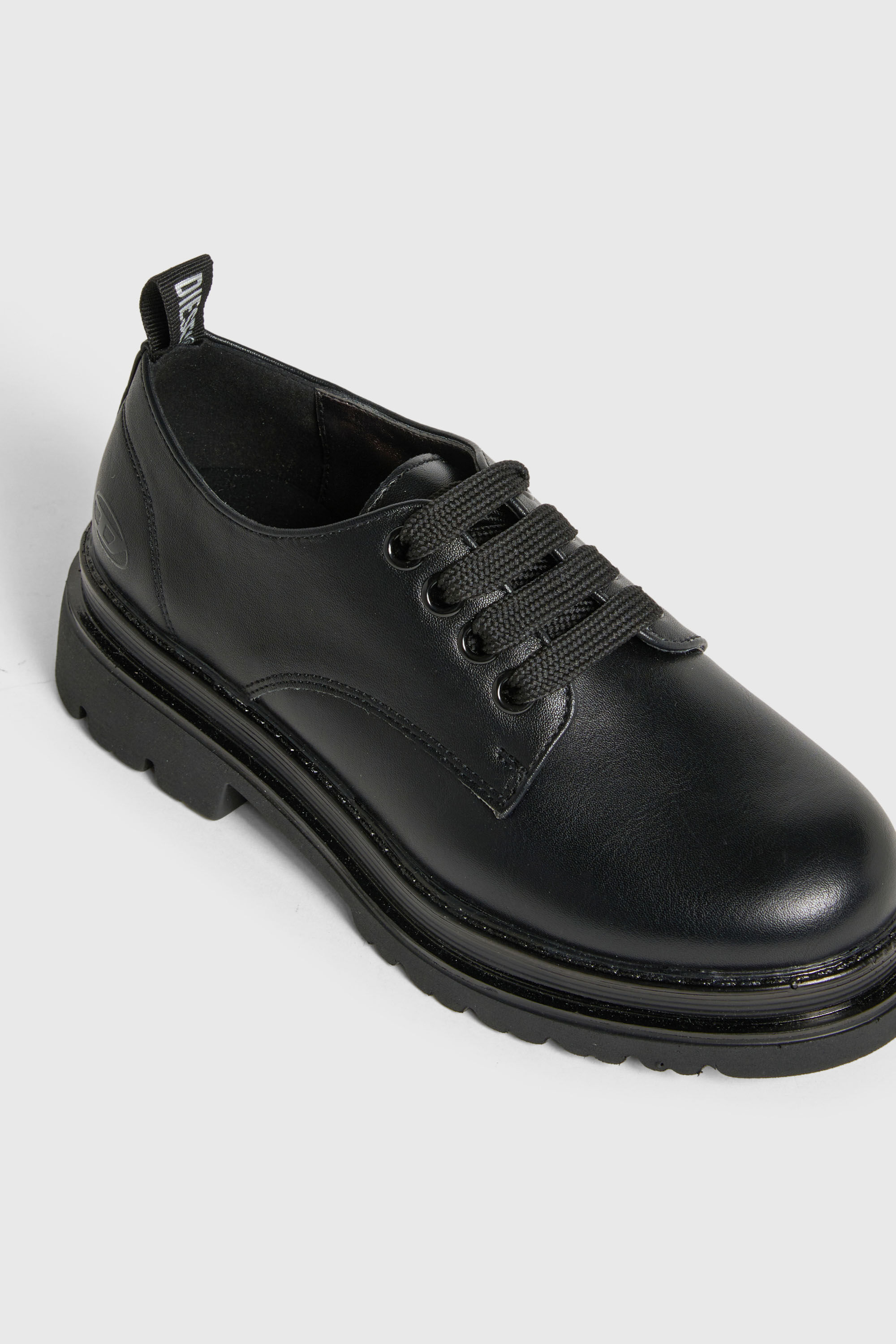 Diesel - D-DERBL-PU, Unisex's D-Derbl- Derby shoes with lug sole in Black - 4