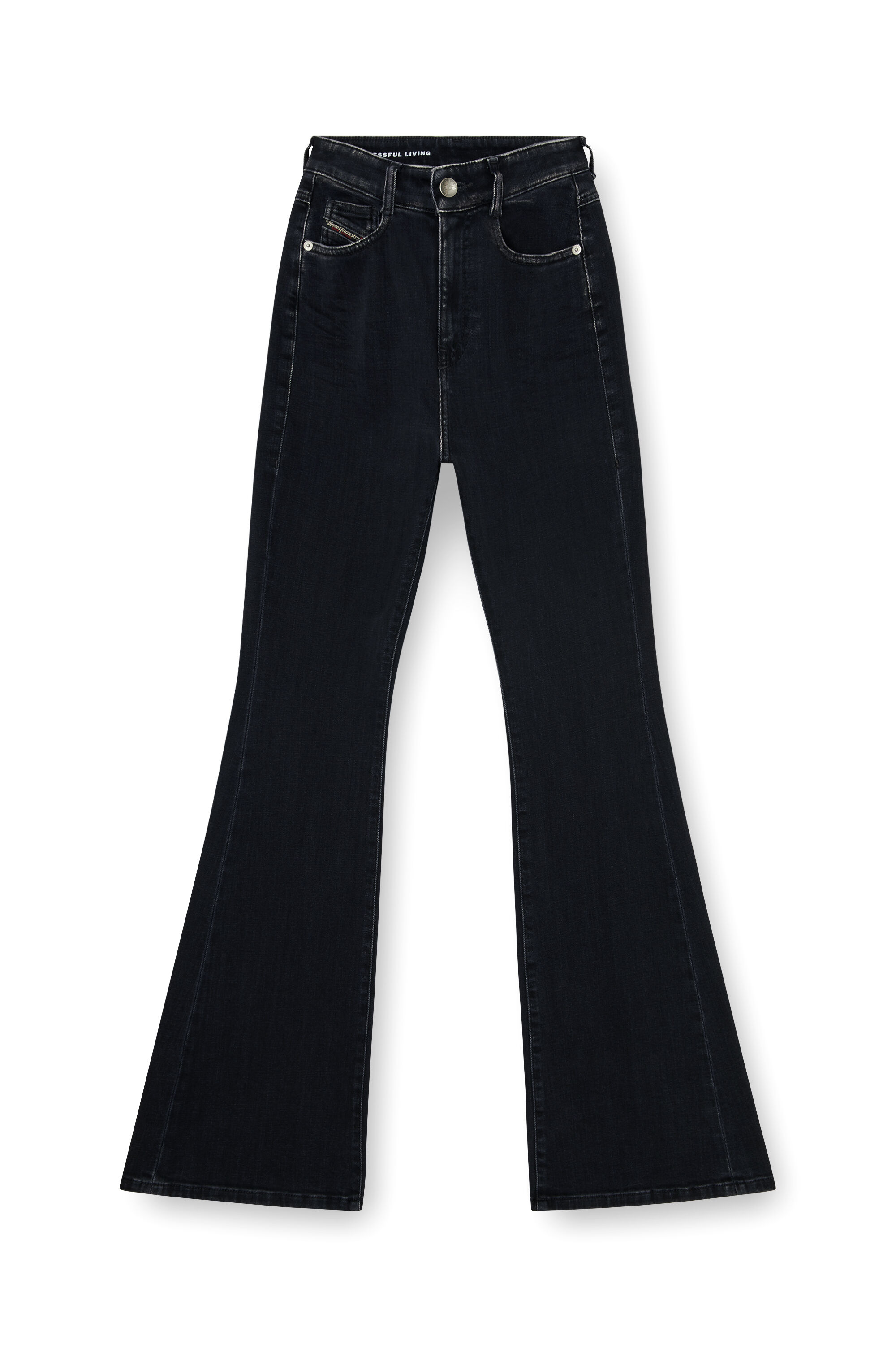 Diesel - Woman's Bootcut Jeans 1973 D-Partt 09P75, Black/Dark grey - 6