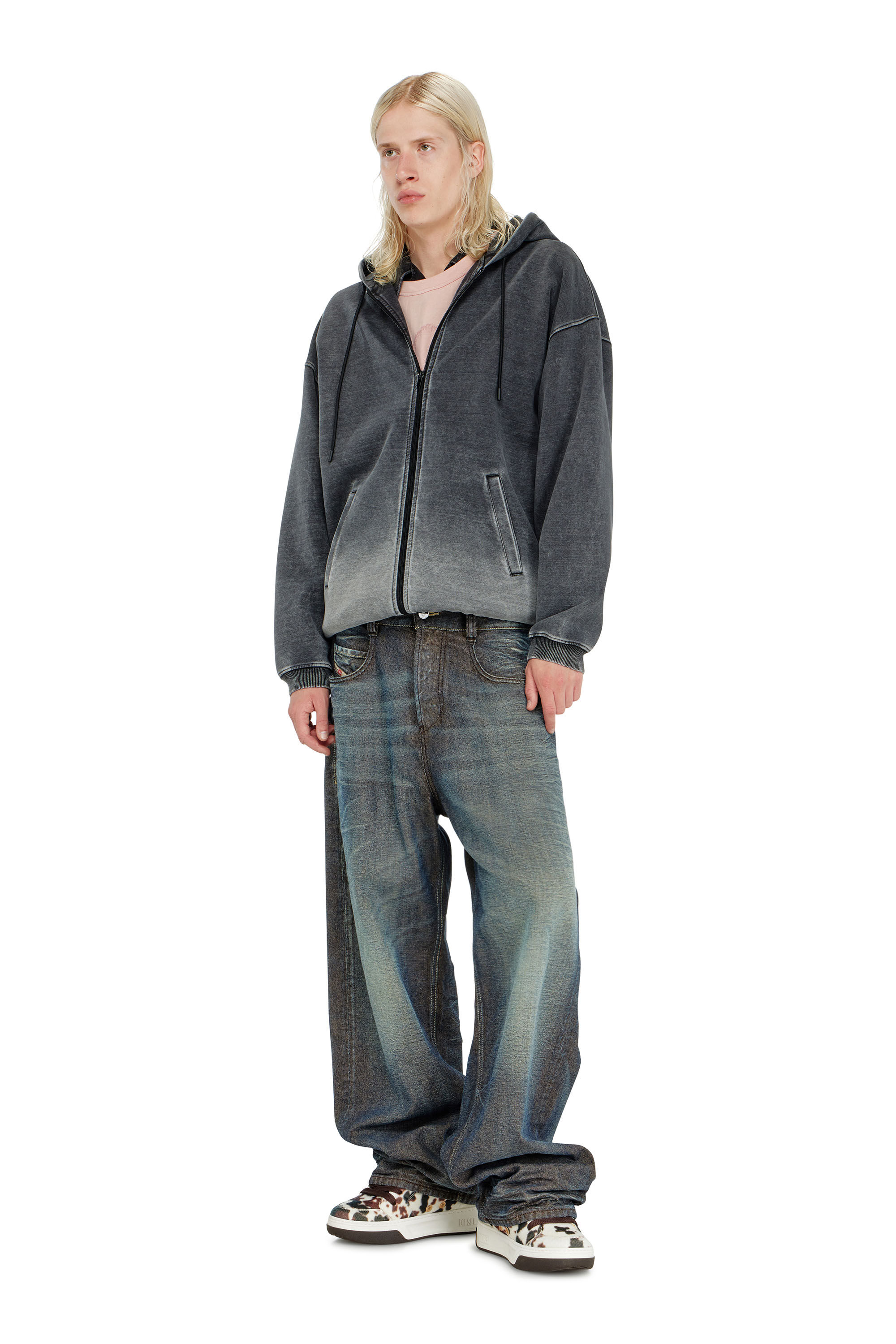 Diesel - Unisex's Relaxed Jeans 1997 D-Enim-M 007EM, Dark Blue - 1