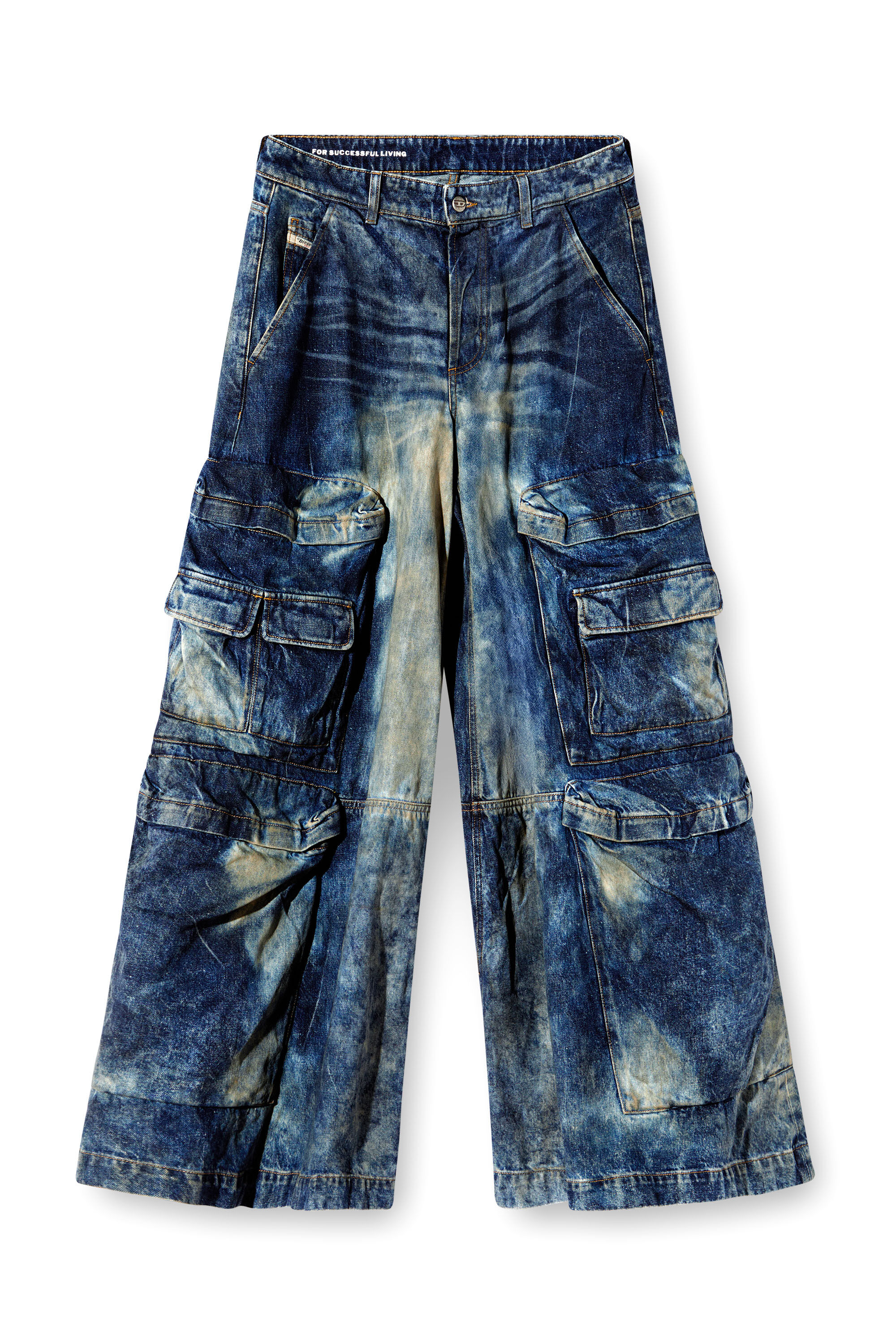 Diesel - Unisex's Relaxed Jeans D-Giappo 0DBCW, Dark Blue - 2