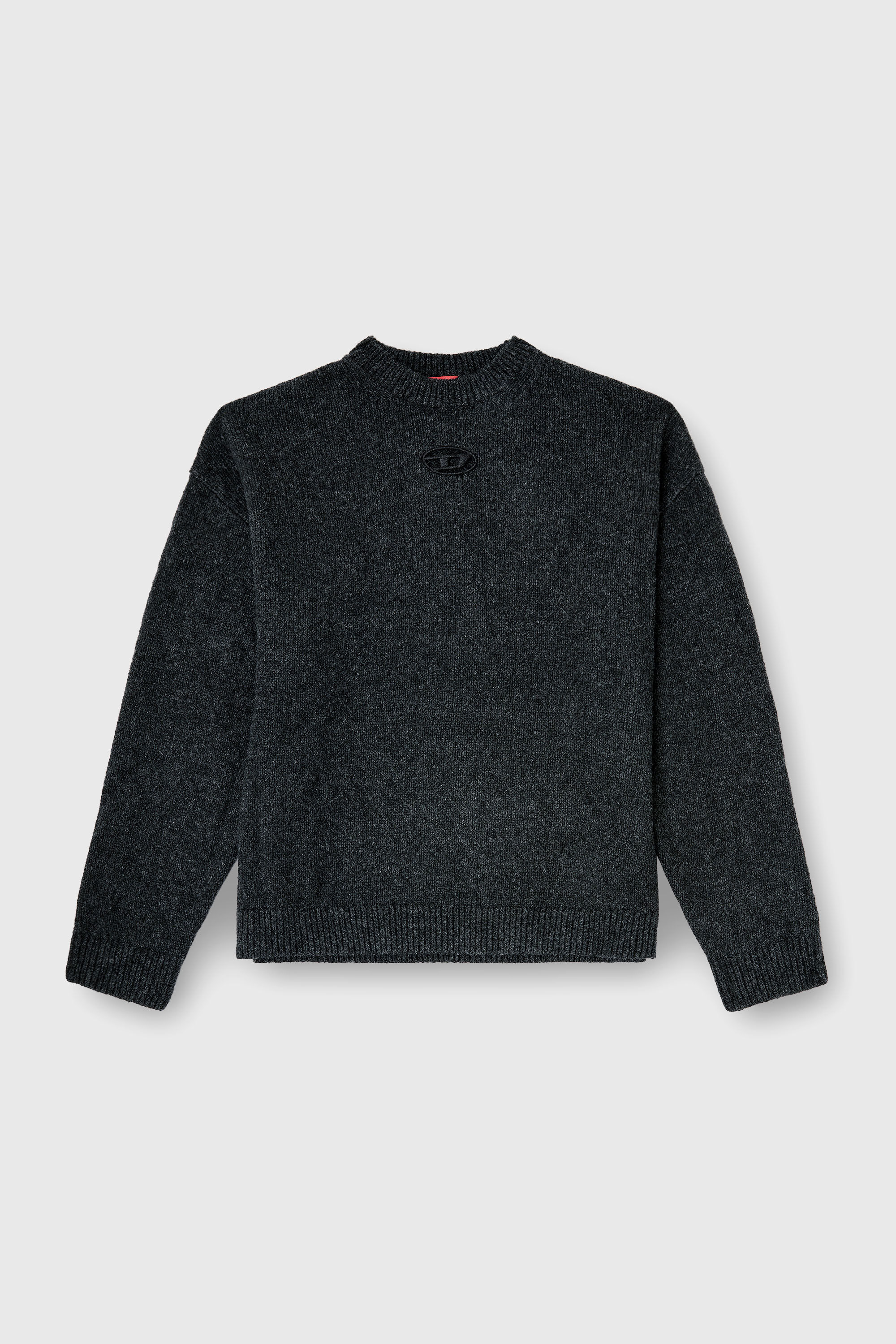 Diesel - K-AREESO, Man's Jumper in wool and alpaca blend in Black - 2
