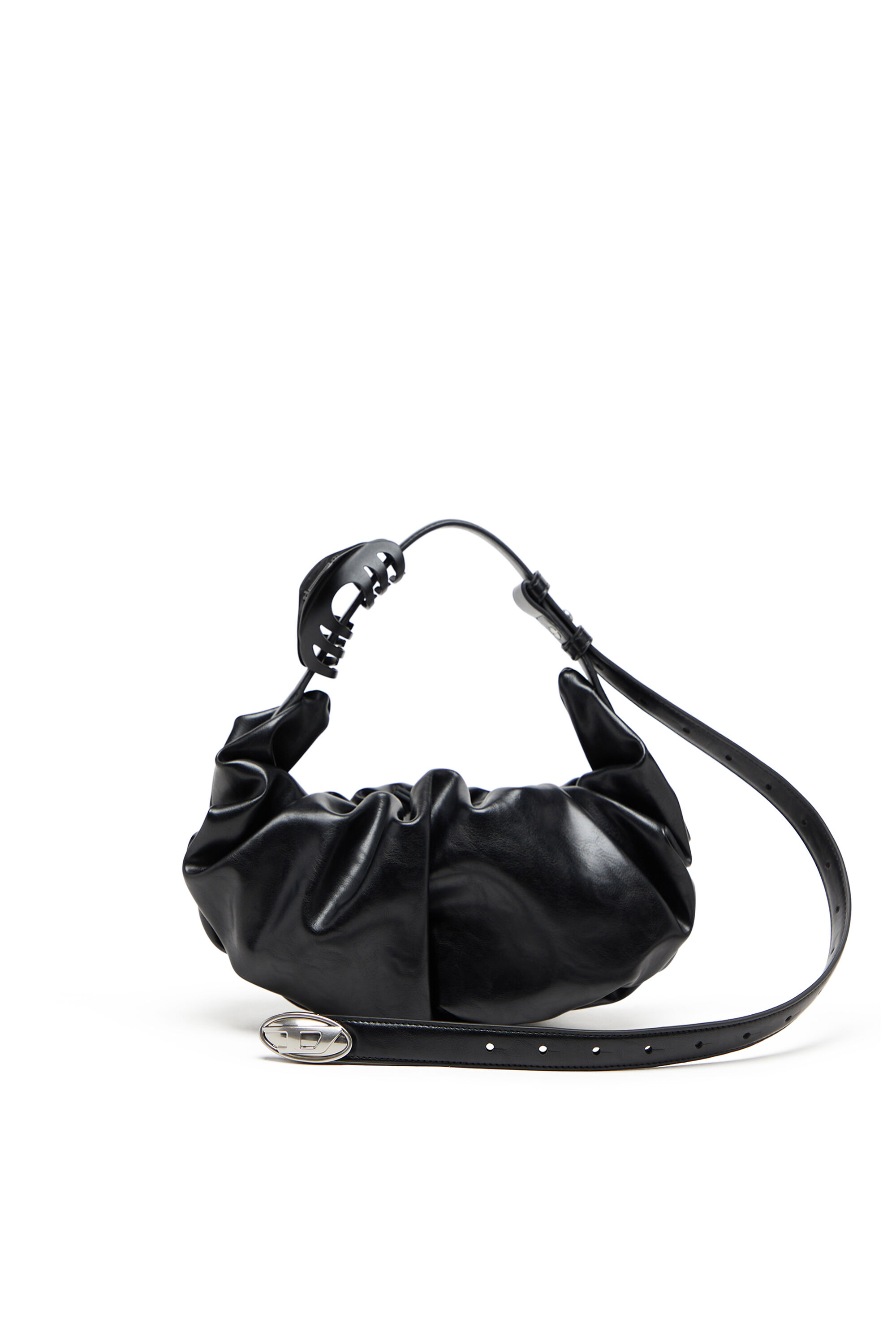 Women's Grab-D-Small scruched hobo bag | Black | Diesel {{Country}}