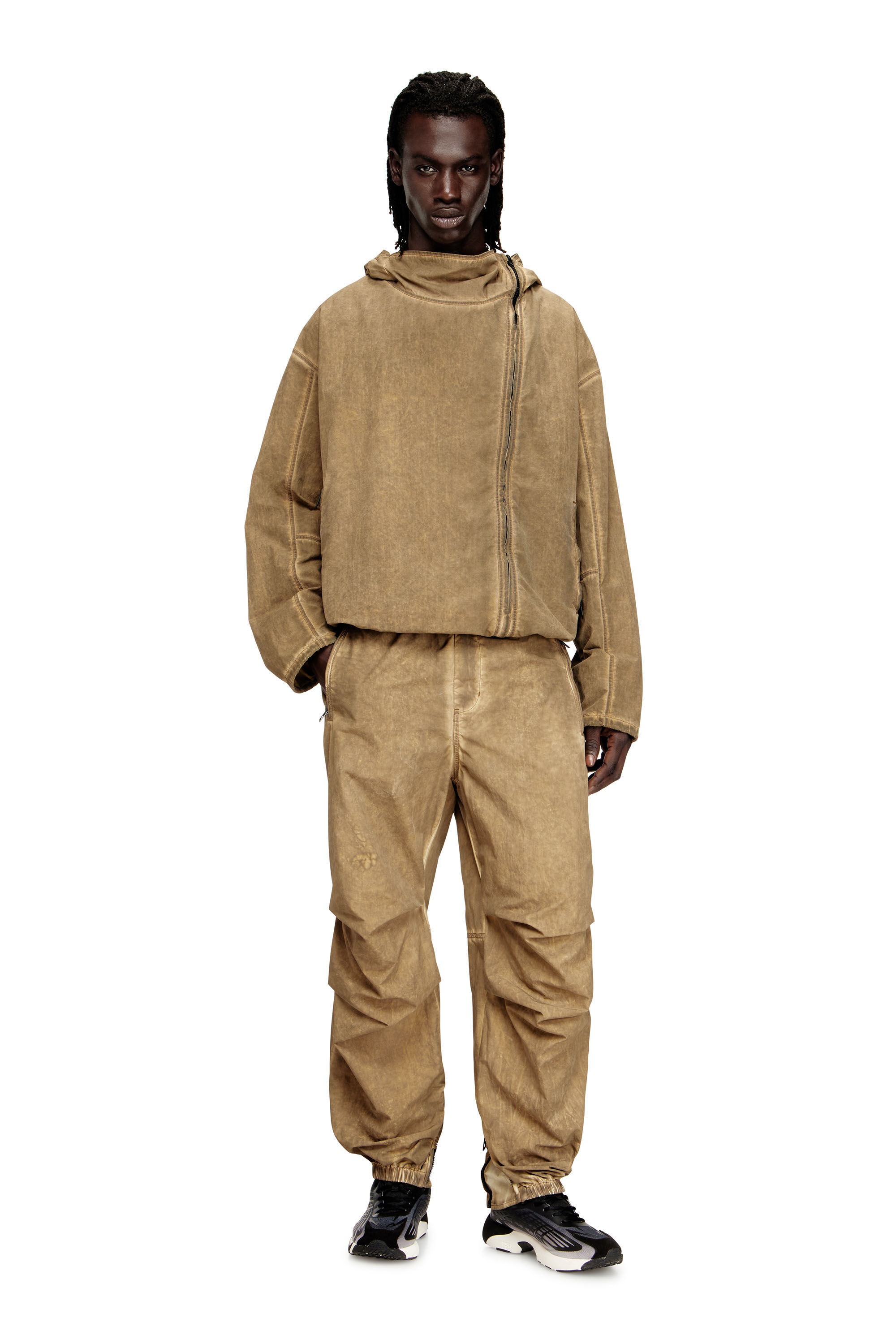 Diesel - P-STITCH-TREAT, Man's Cargo pants in dirt-effect Taslan in null - 1