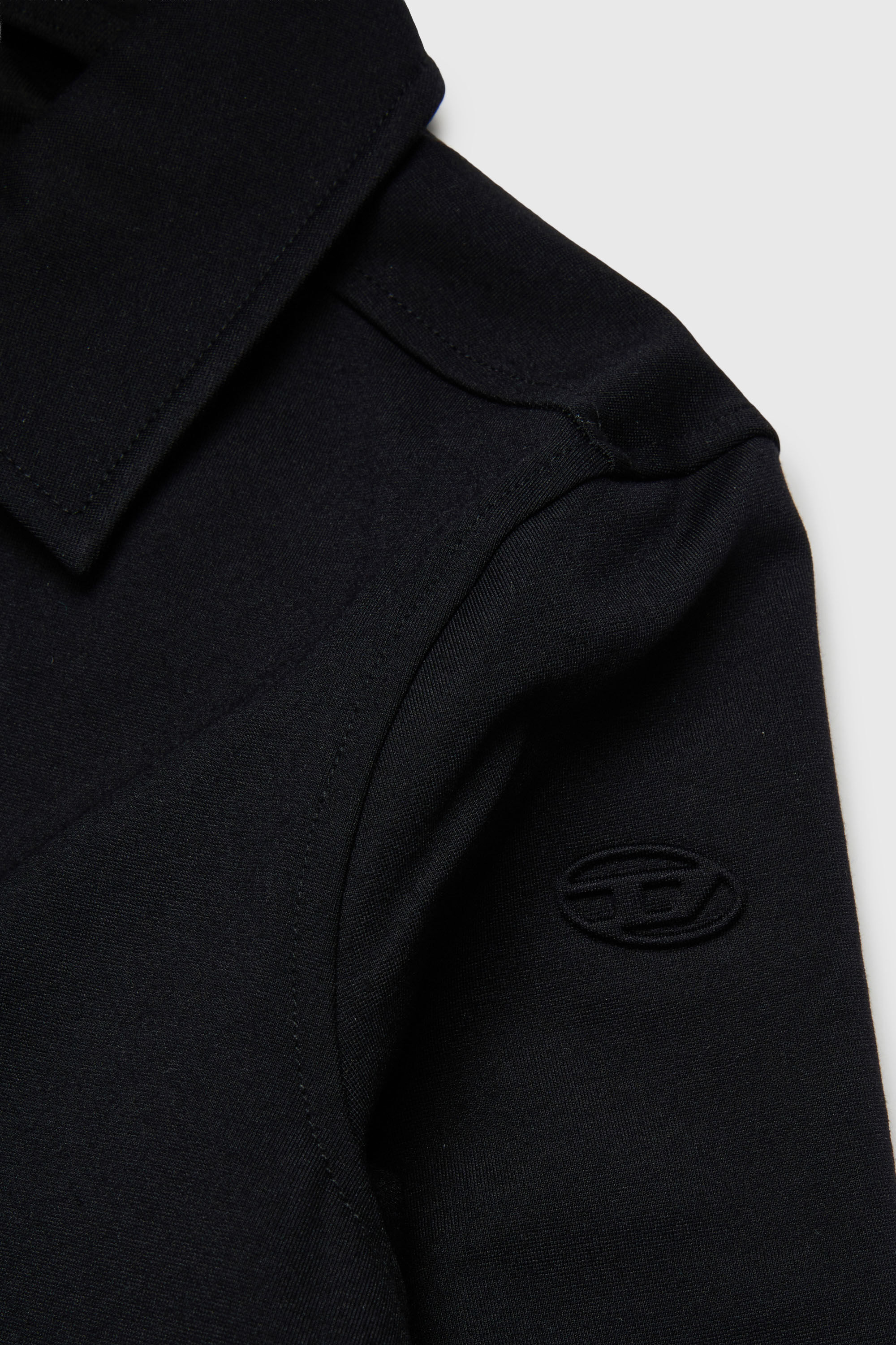 Diesel - JMILX, Woman's Tailored zip-up jacket in stretch fabric in Black - 4