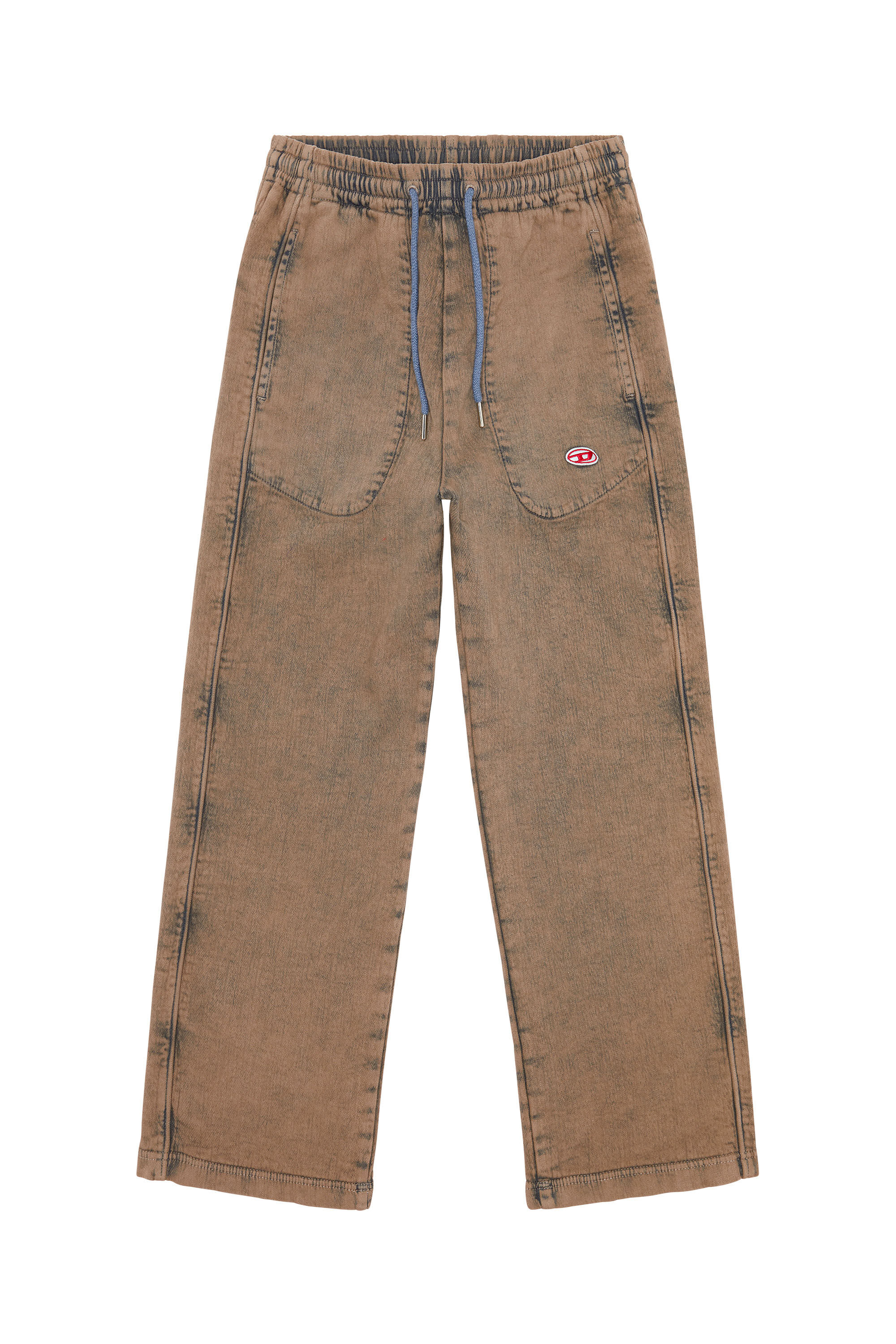 Diesel - Straight D-Martians Track Denim 09H04, Light Brown - Image 2